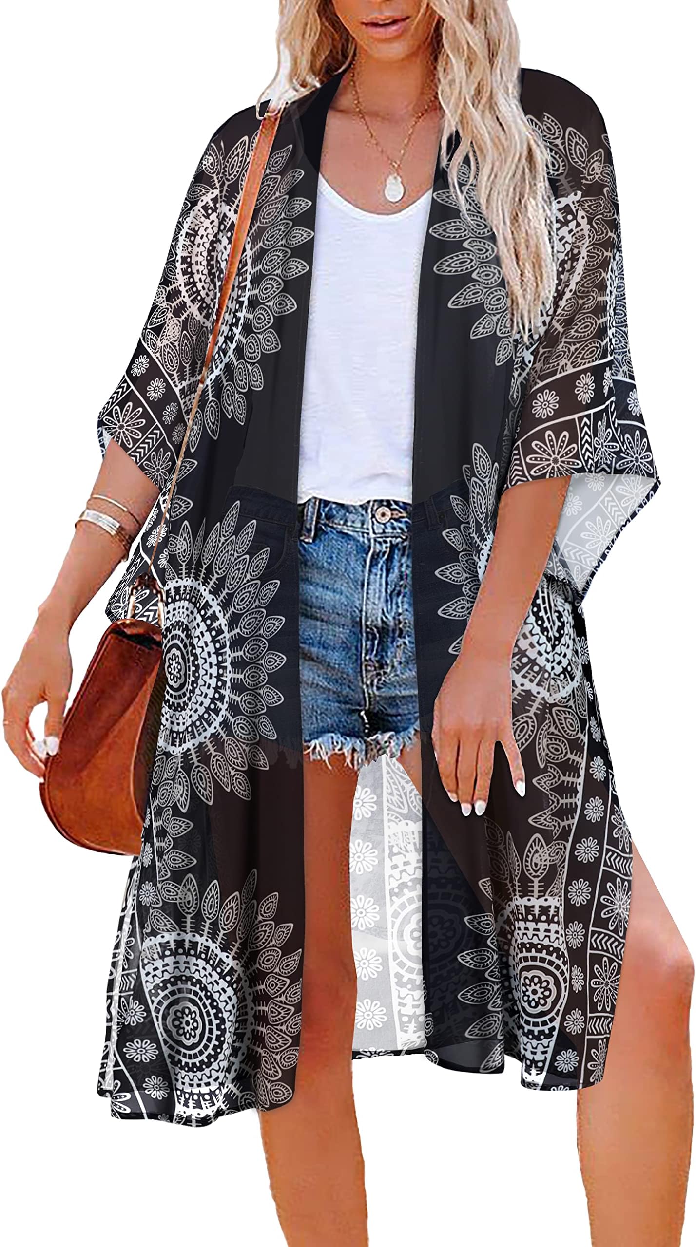 Women's Kimono Swimsuit Coverups Summer Beach Casual Loose Cardigans for Swimwear 2026
