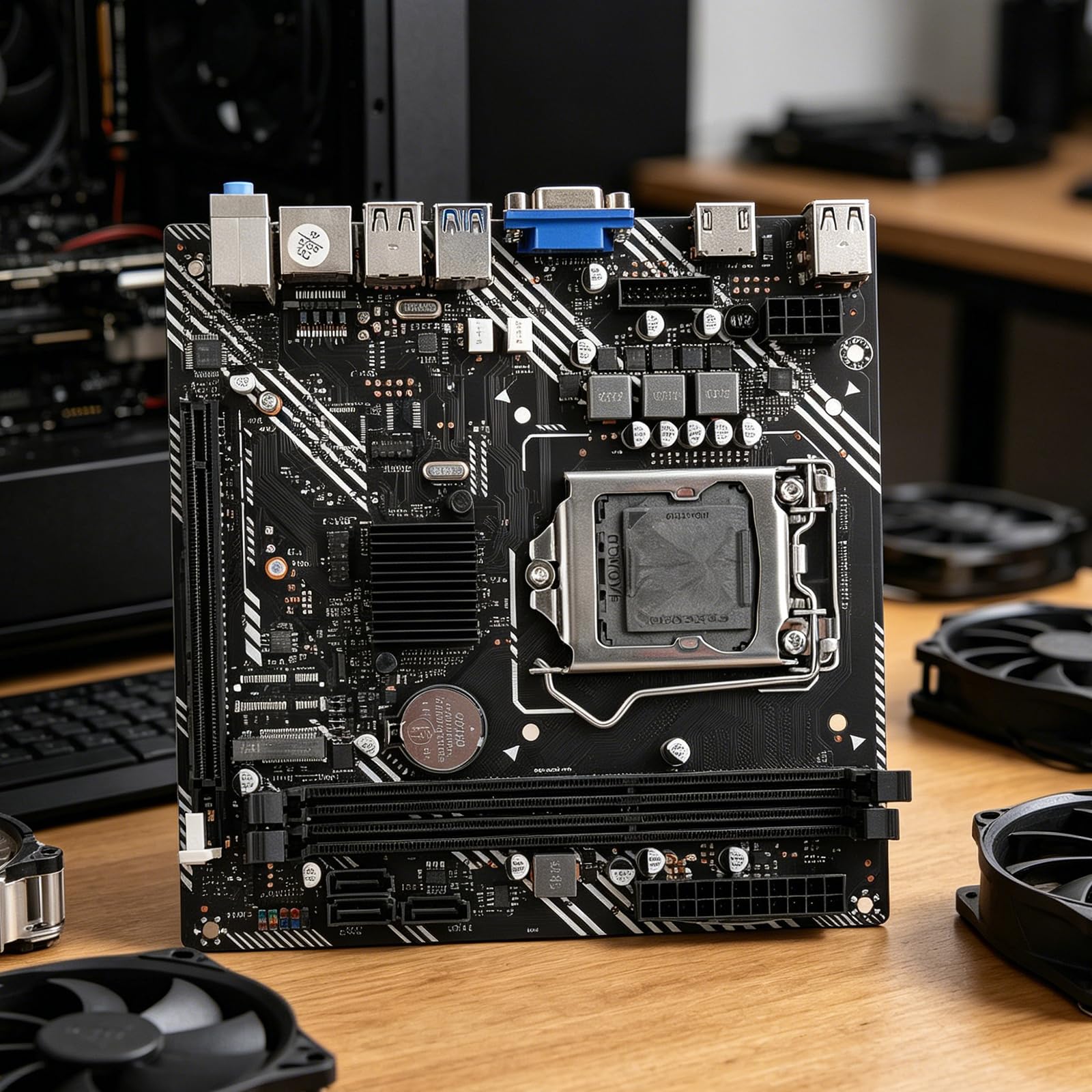 Pc desktop con interfacce multiple casa/ufficio piccola scheda madre per computer da gioco compatibile con PC domestici e desktop da ufficio