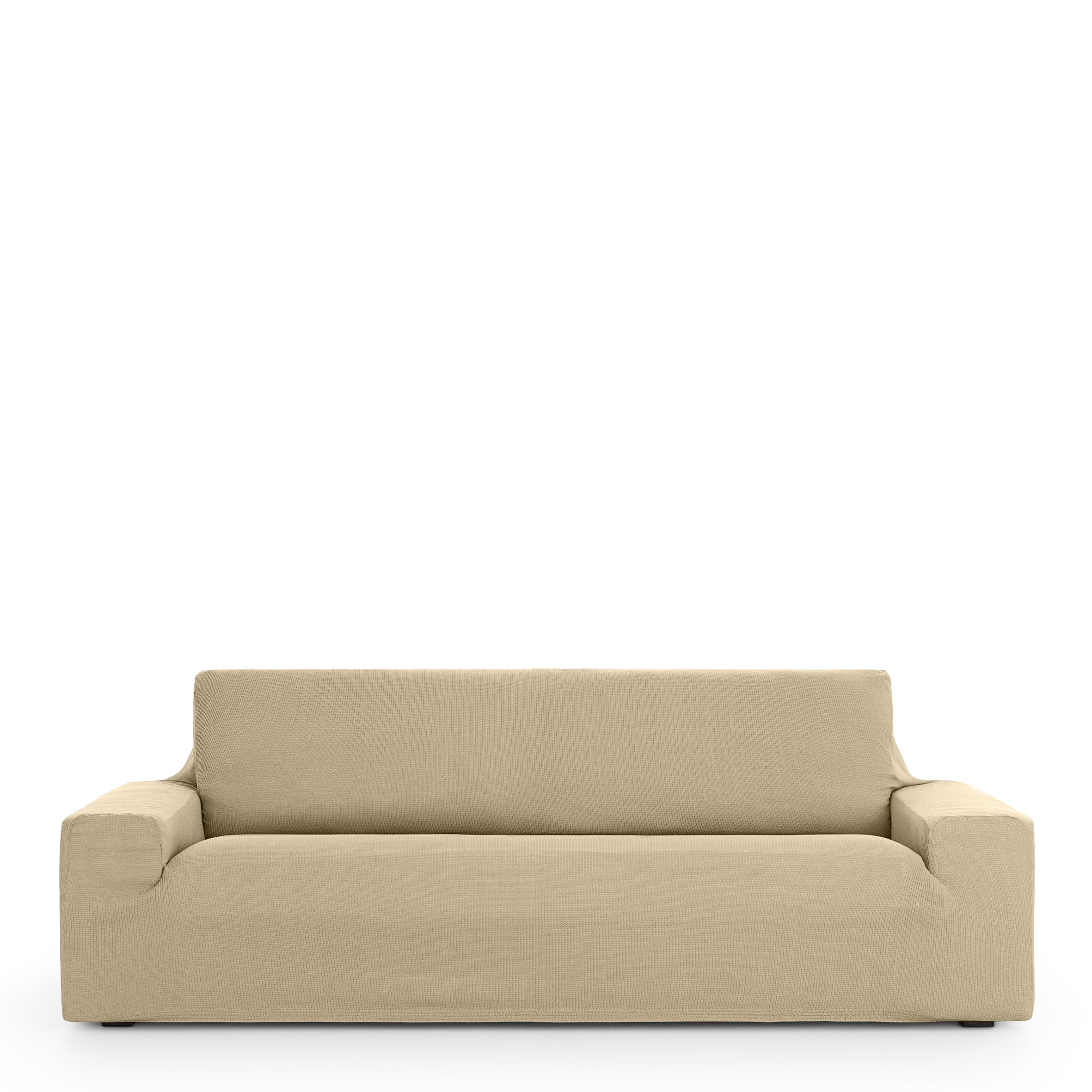 Eysa Ulises Elastic 4 Seat Sofa Cover, Beige