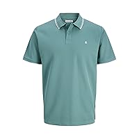 Jack & Jones Jjeaustin Polo S Noos, Blu Minerale