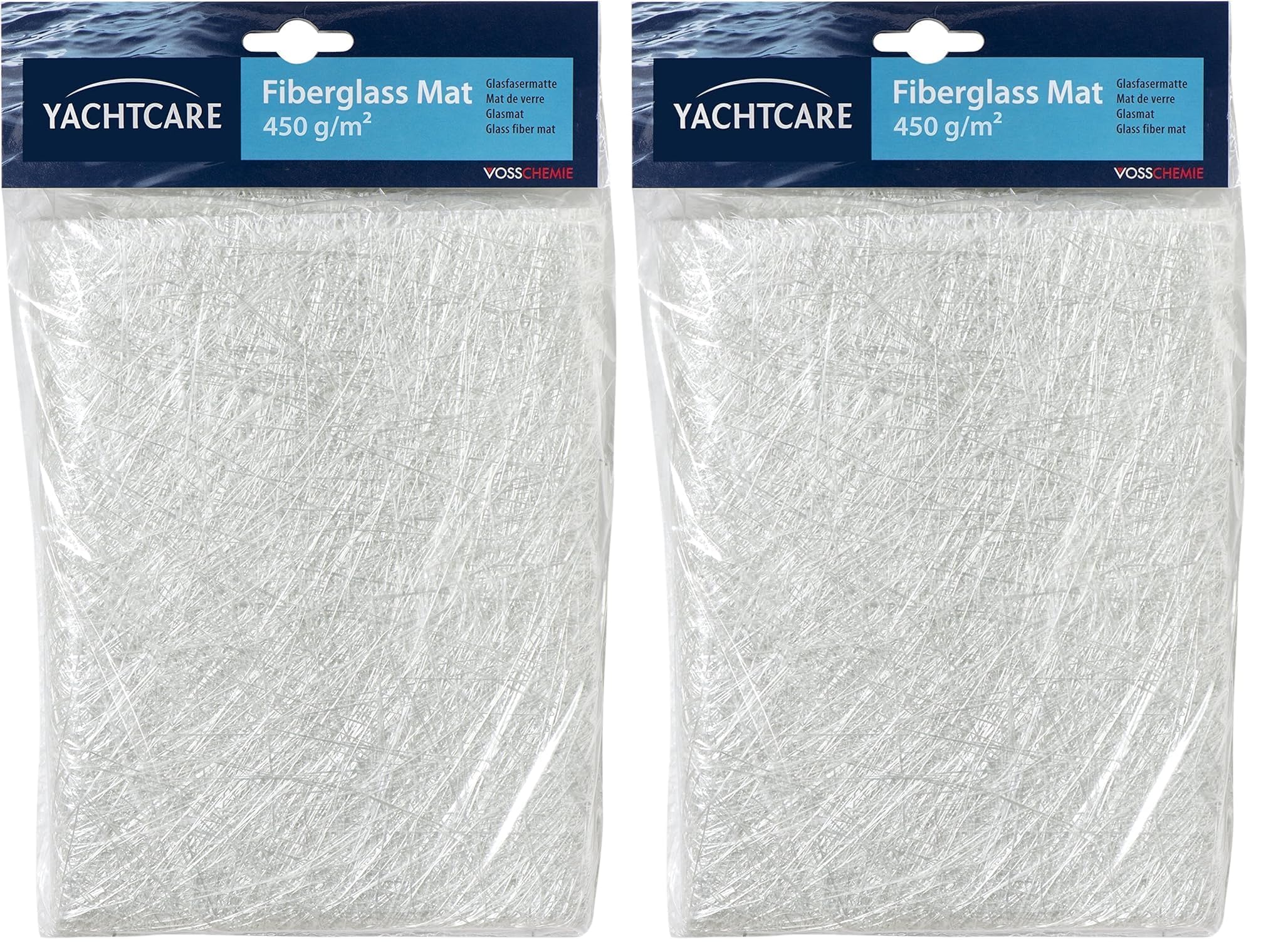 Mat de verre 450 g/m Soloplast 137189 réparer fissure résine lot de 2