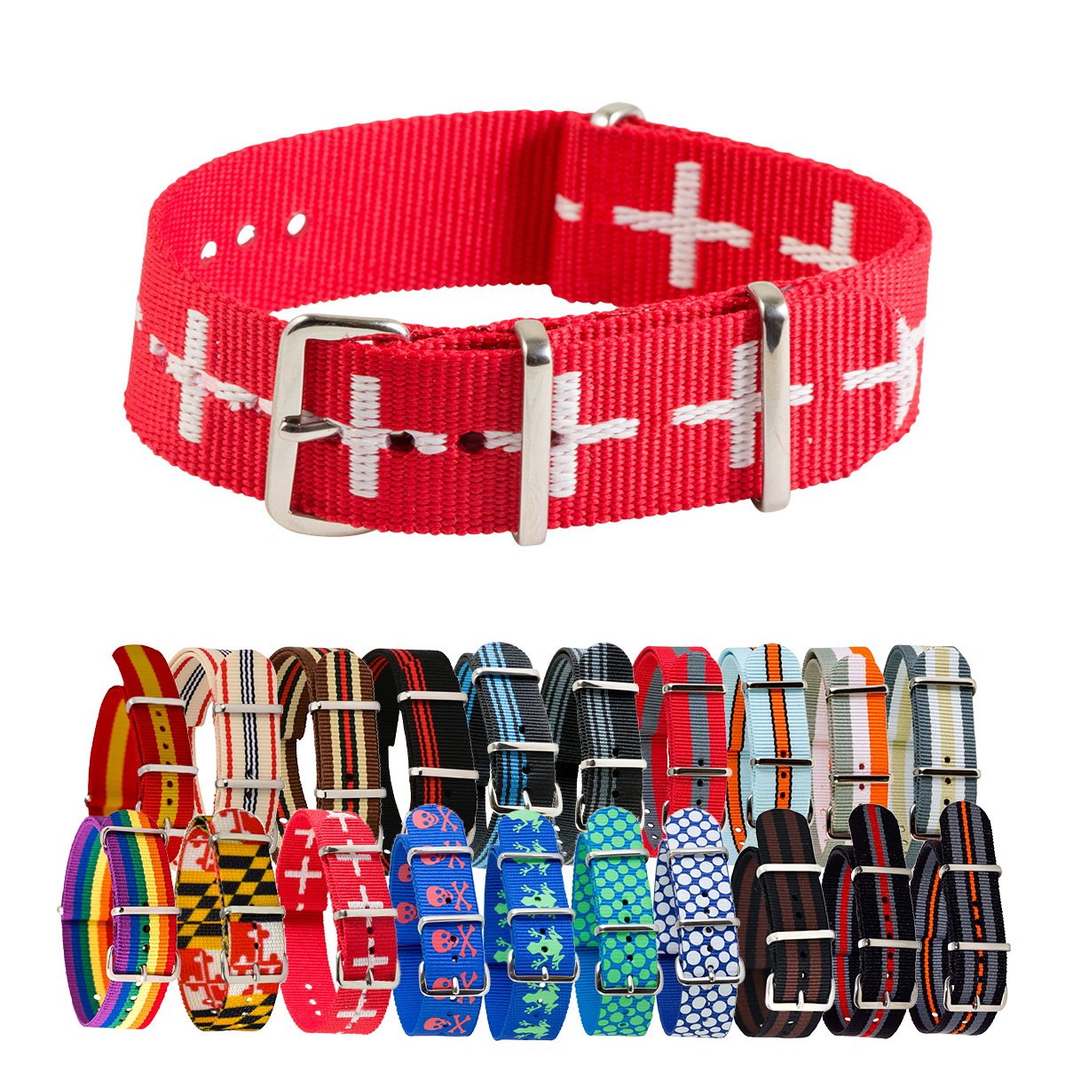Clockwork Synergy® Classic Nylon Nato watch straps bands