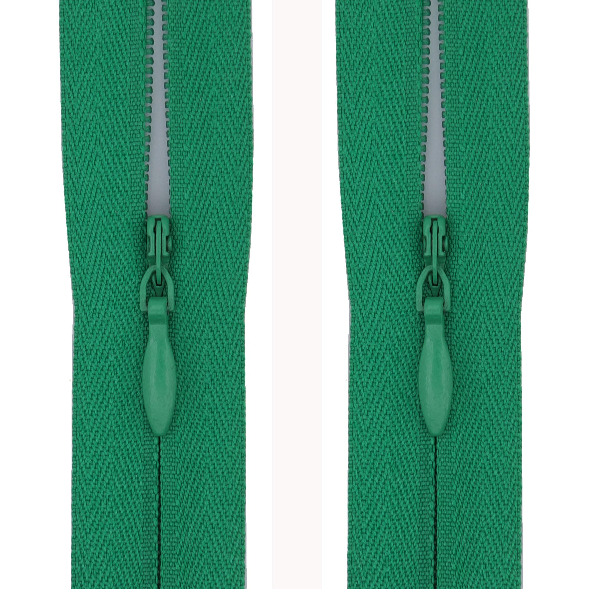 Y-connection #3 Invisible Zips, 2 Pack, 8 Inch (Jade Green)