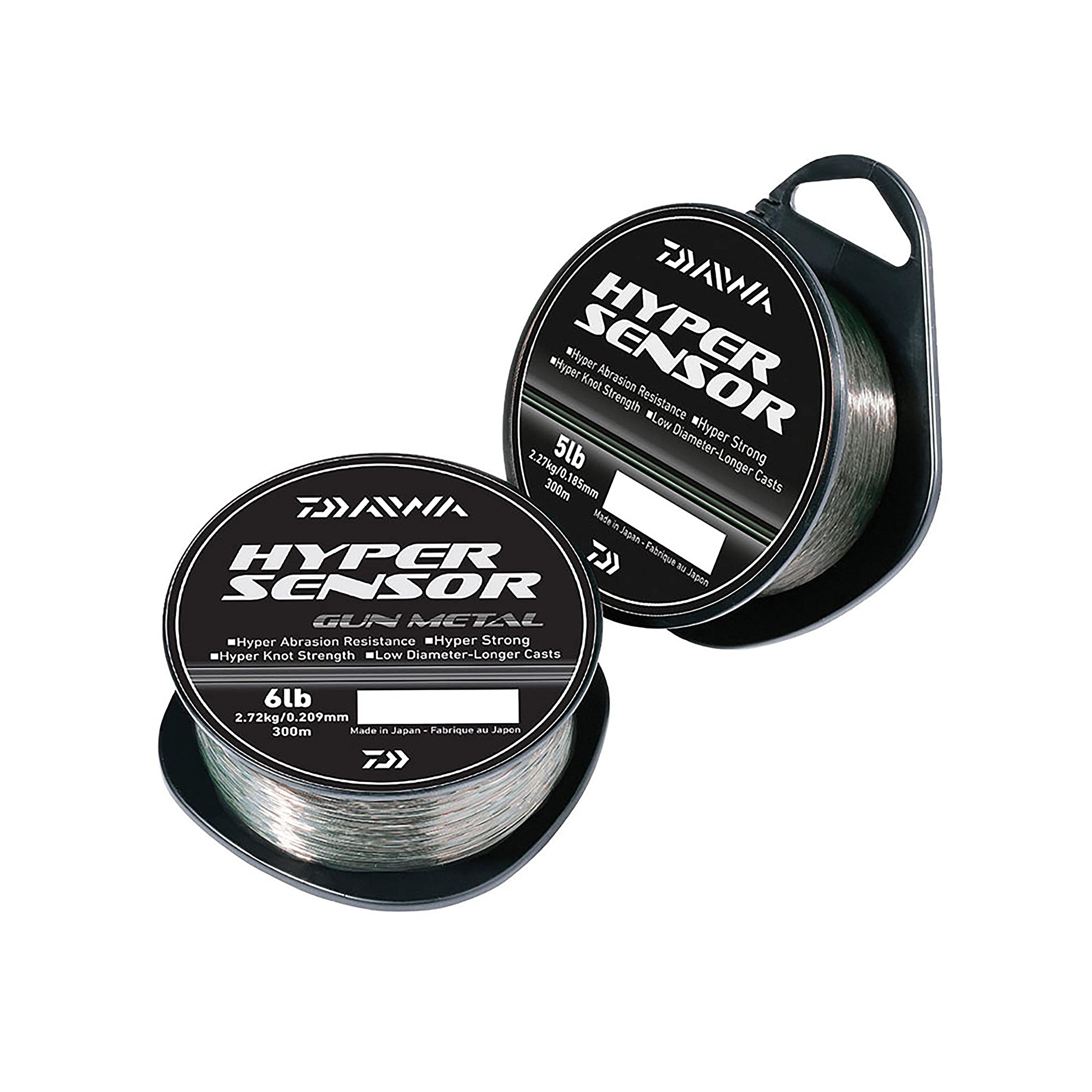Daiwa Hyper Sensor Gun Metal Monofil 300m 12lb - HSGMM300-12
