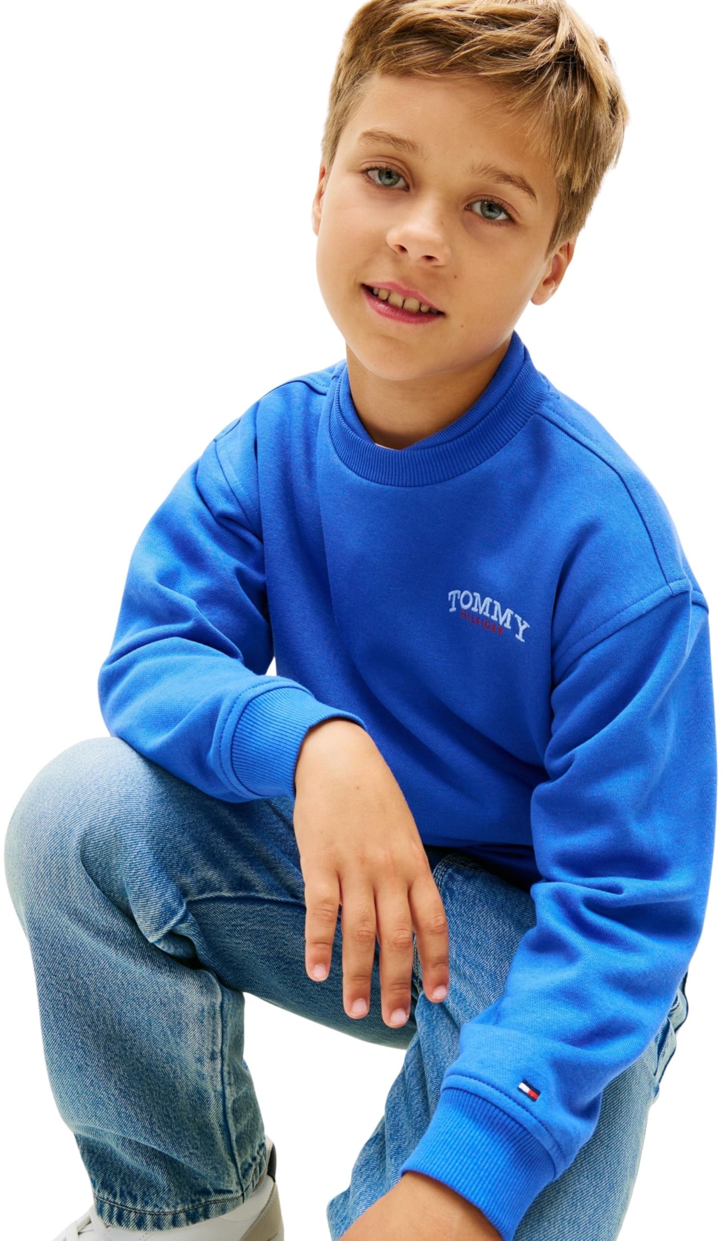 Tommy Hilfiger Monotype Graphic Sweatshirt Kb0kb10255 Felpe Bambini e Ragazzi (Pacco da 1)
