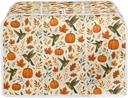 Miniatura 11 de Talayituse Cubierta para tostadora con estampado de flores de gato, ranura ancha de 2 rebanadas, ligera, protección contra el polvo, lavable, Flor