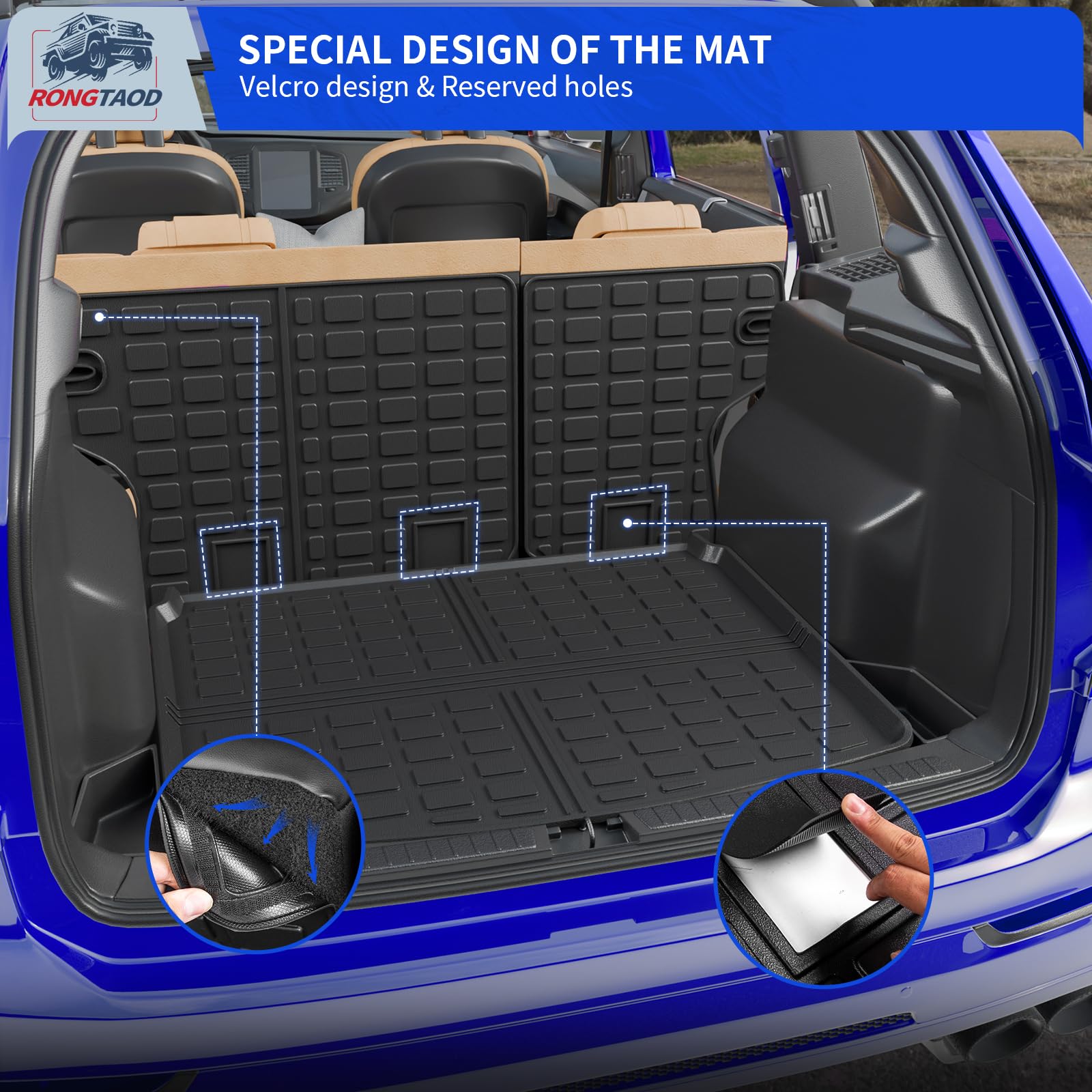 Amazon.co.jp: Rongtaod カーゴマット 2017-2025 2026 Jeep コンパス