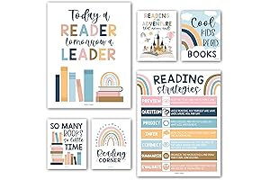 Hadley Designs Boho Classroom Reading Posters: A Vibrant Splash of Inspiration