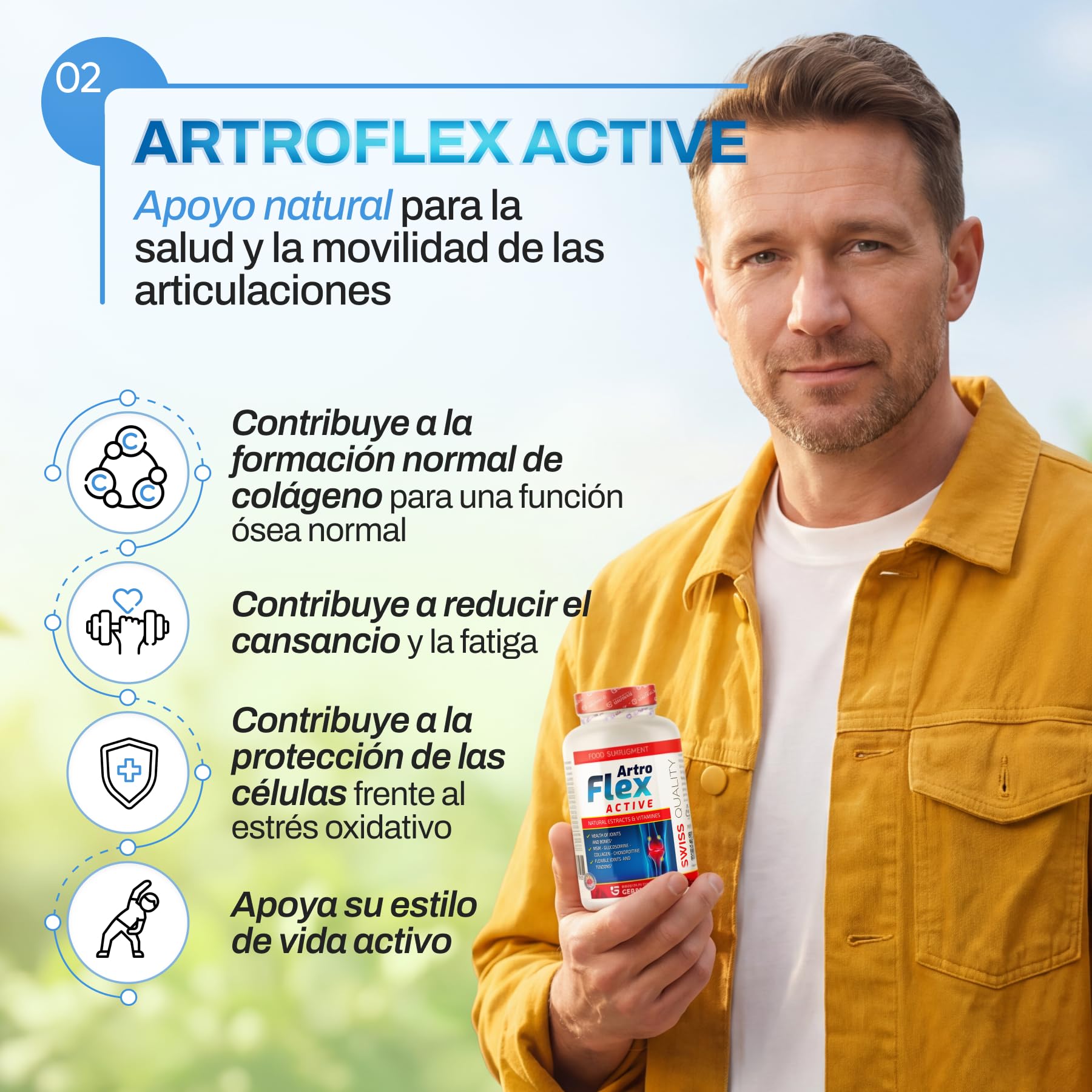 Glucosamina y Condroitina – 30 Cápsulas – Suplementos para Articulaciones y Cartílago – con Boswellia, Cúrcuma y Pimienta Negra