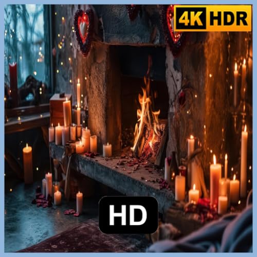 Sons de cheminée romantiques ASMR : un feu de cheminée intime pour les couples