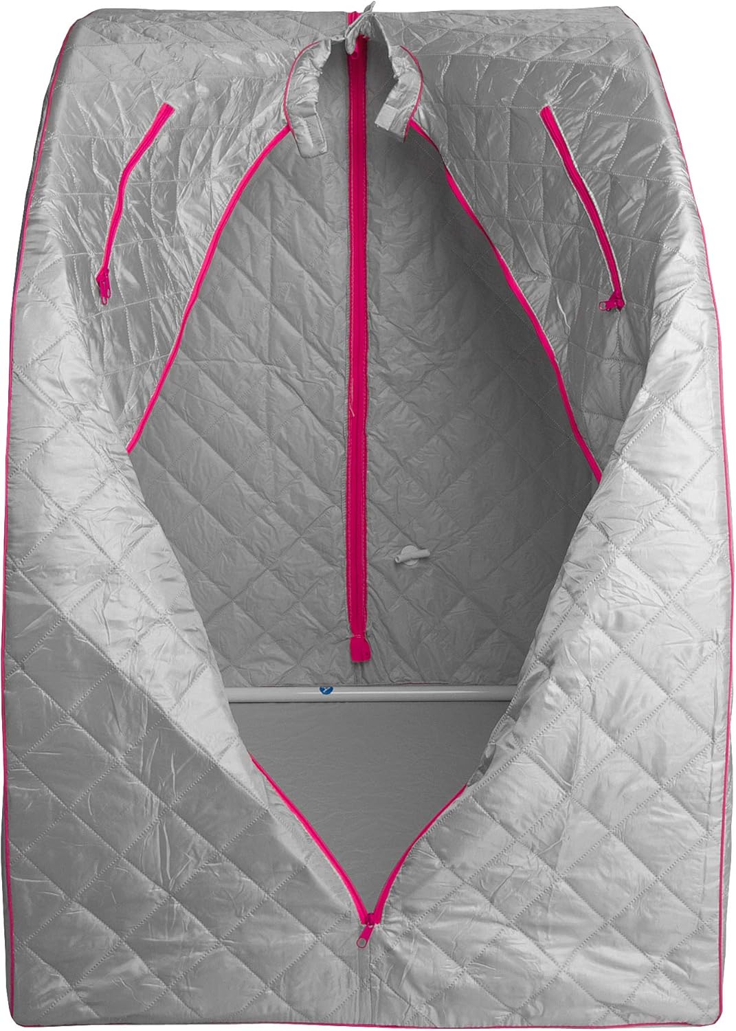 Portable Personal Therapeutic SPA Home Steam Sauna Weight Loss Slimming Detox (Pink Outline)