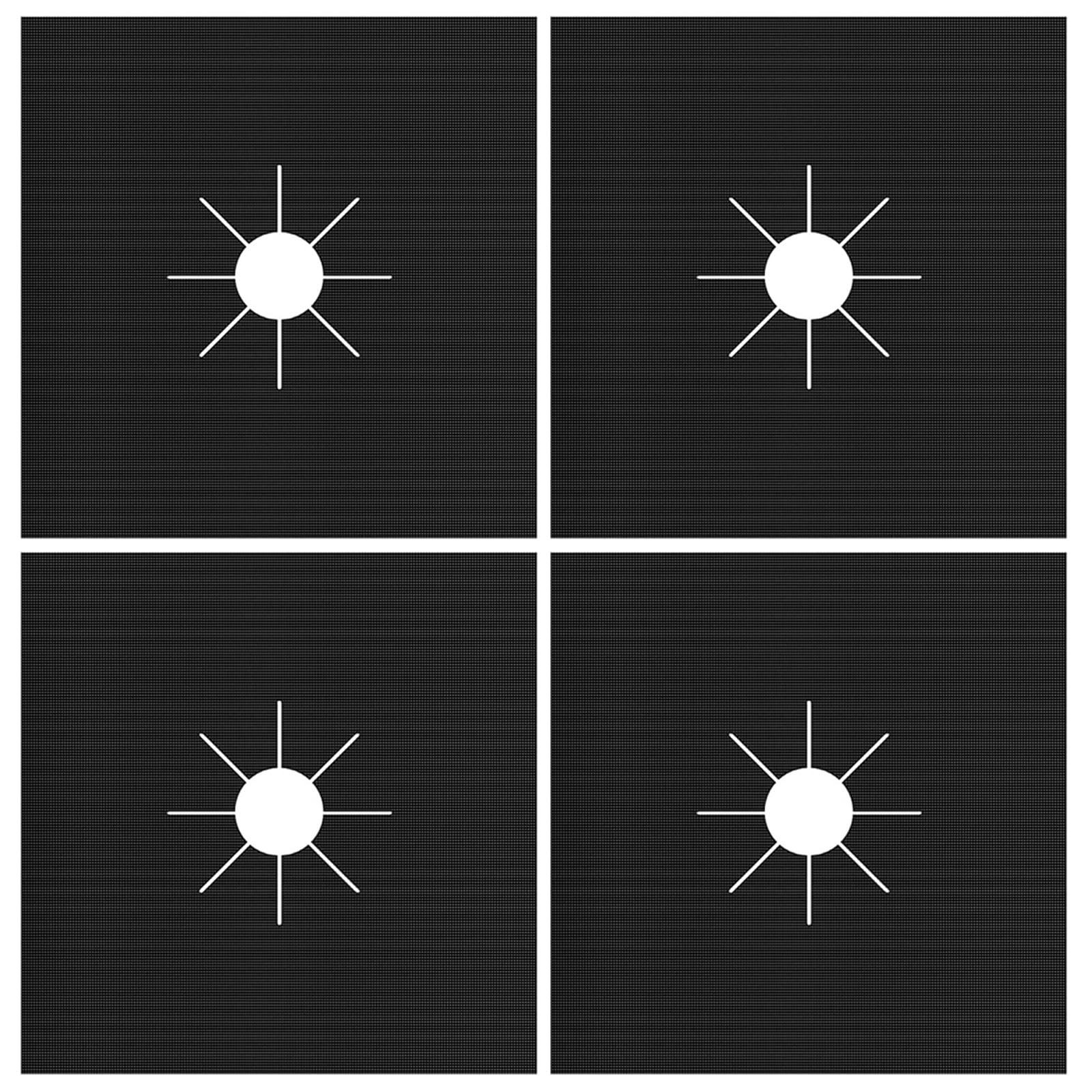 Tsophreniq 4 / 16PCS Cooker Top Mats Stain and Greases Repellents Multipurpose Kitchen Essential High Temperature Resistant