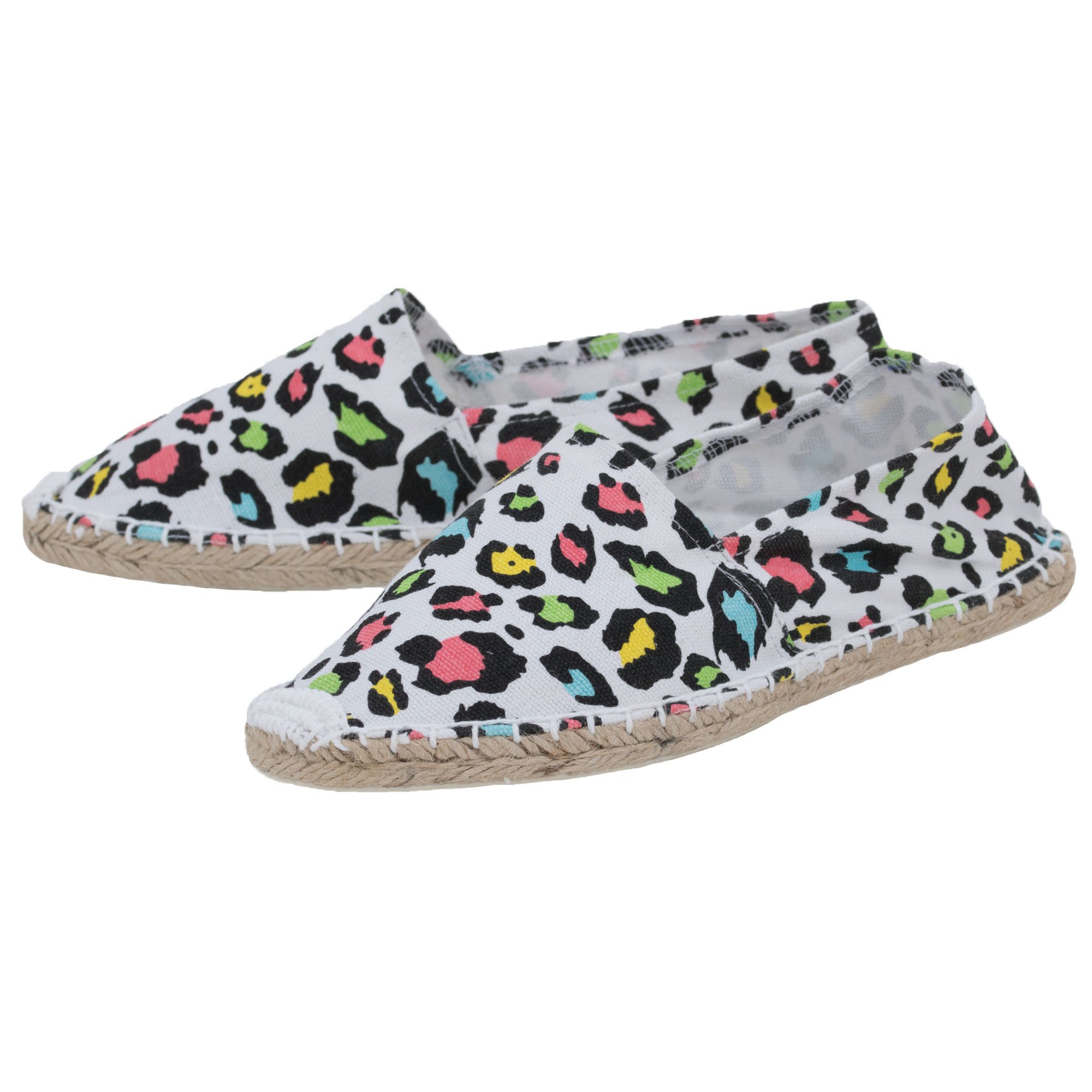 Japanwelt Espadrilles für Damen & Herren I Bunt - Sommerlatschen Espandrillos Slipper Sommerschuhe Leinenschuhe Spanische-Schuhe Leinenschuhe Plateau Damenslipper Mokassin Espandrilles leicht