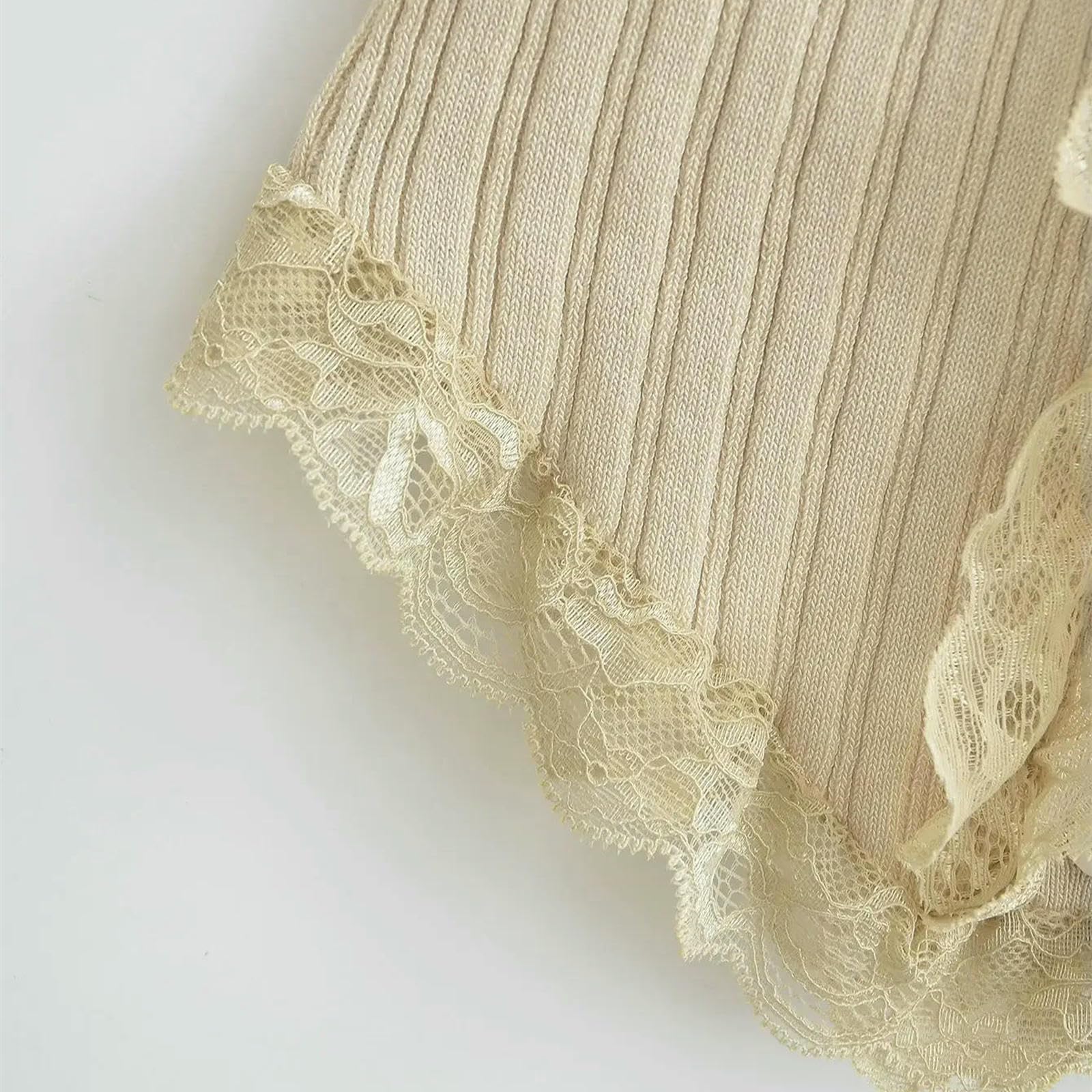Canotta da Donna Paccio Patchewwort Sweet Sexy Top Top Women Senza Maniche Eleganti Top Short Summer-Beige-m