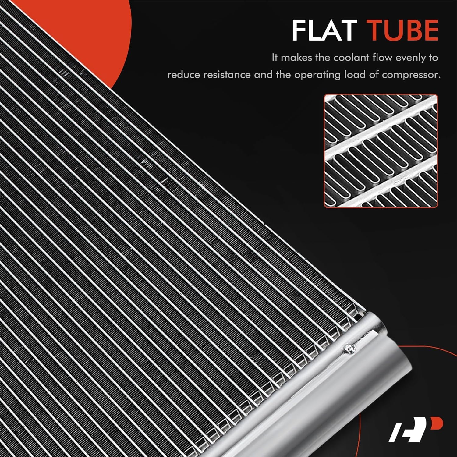 A-Premium Air Conditioning A/C Condenser Compatible with Ford Focus ST 2013-2015 L4 2.0L, Replace# 4480, 8V6119710FA