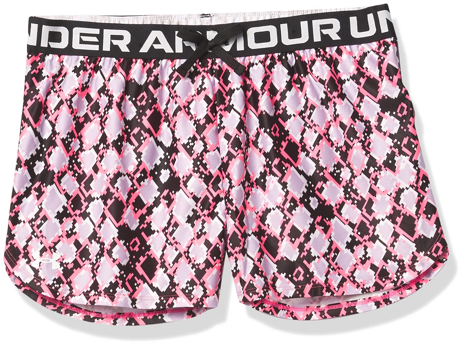 Short imprimé fille Under Armour Play Up Cerise Youth Large - 5