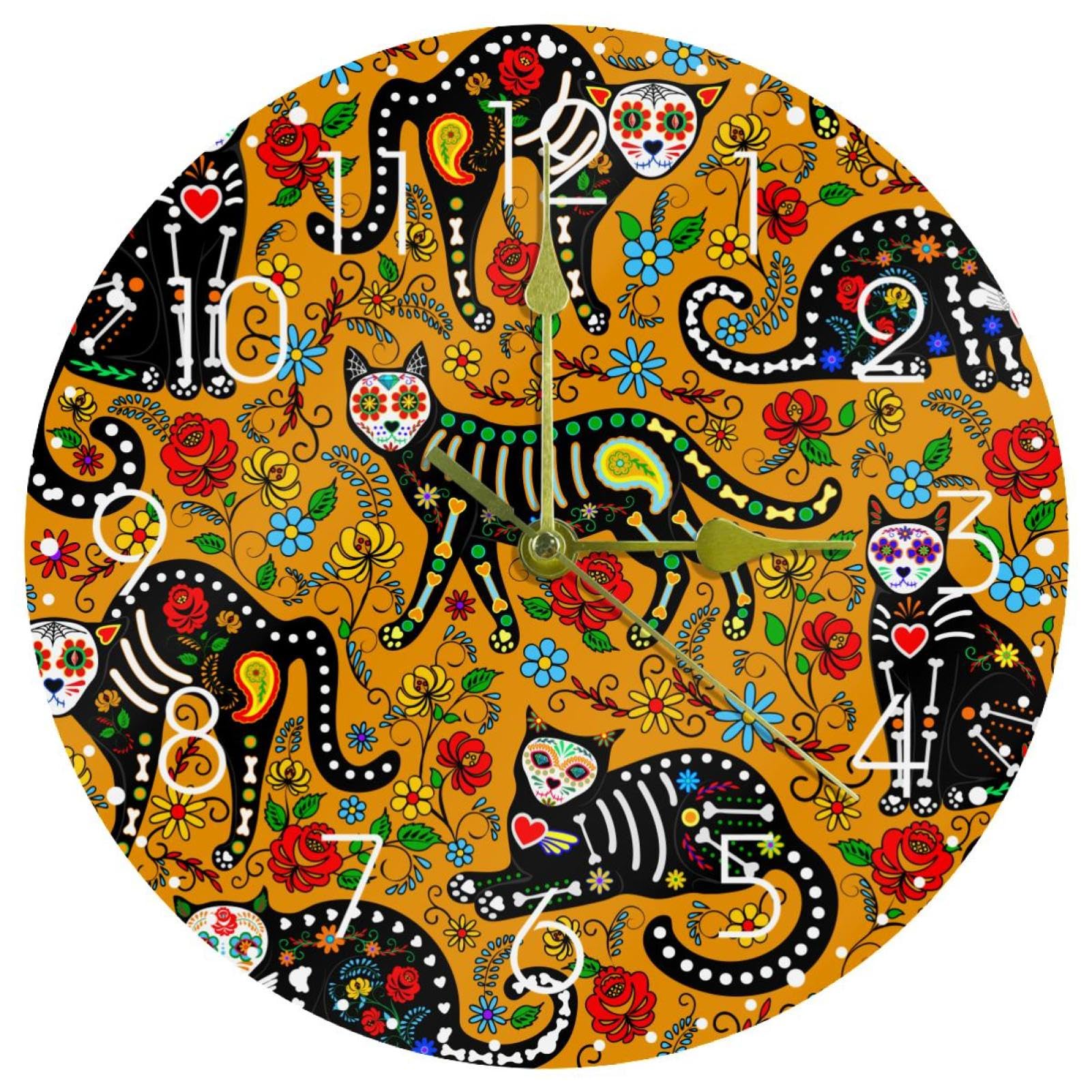 Horloge silencieuse sans tic-tac en acrylique pour un sommeil préservé