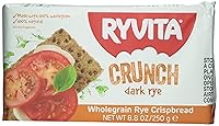 Algopix Similar Product 15 - Ryvita Dark Rye Fat Free Crispbread