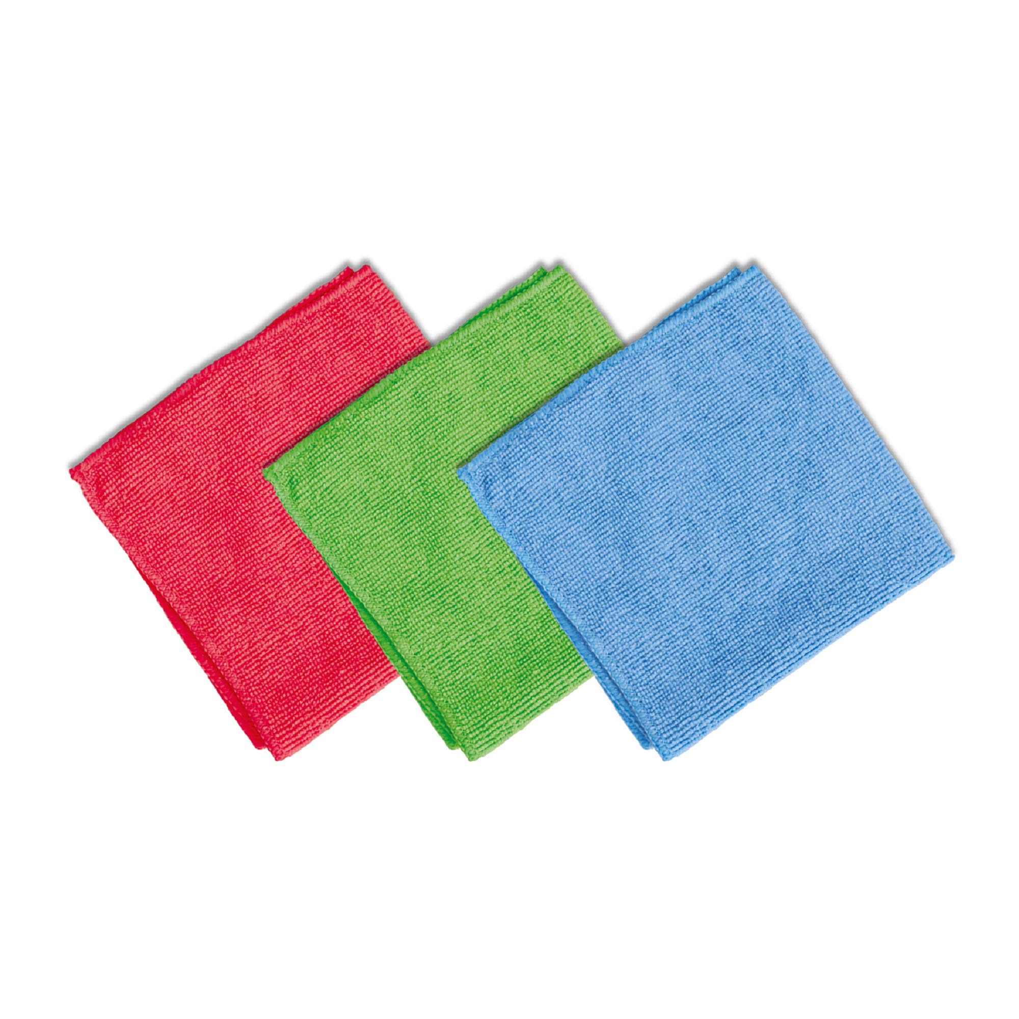 Spotzero Milton Multipurpose Microfiber Cloth (Multicolour) - Set of 3