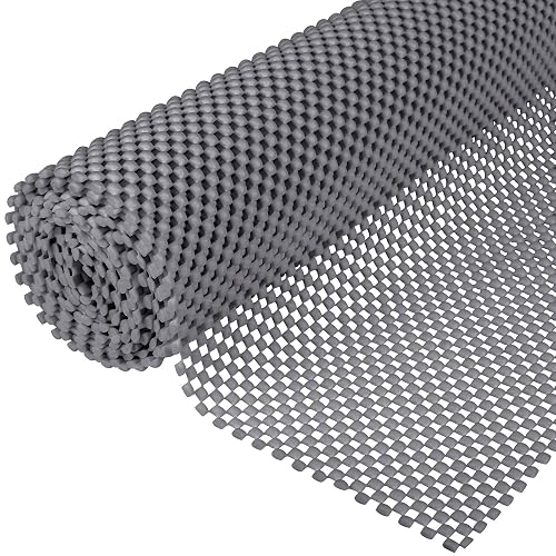 Ruisita Non-Slip PVC Rug Pad Roll Gray 30 x 200 cm