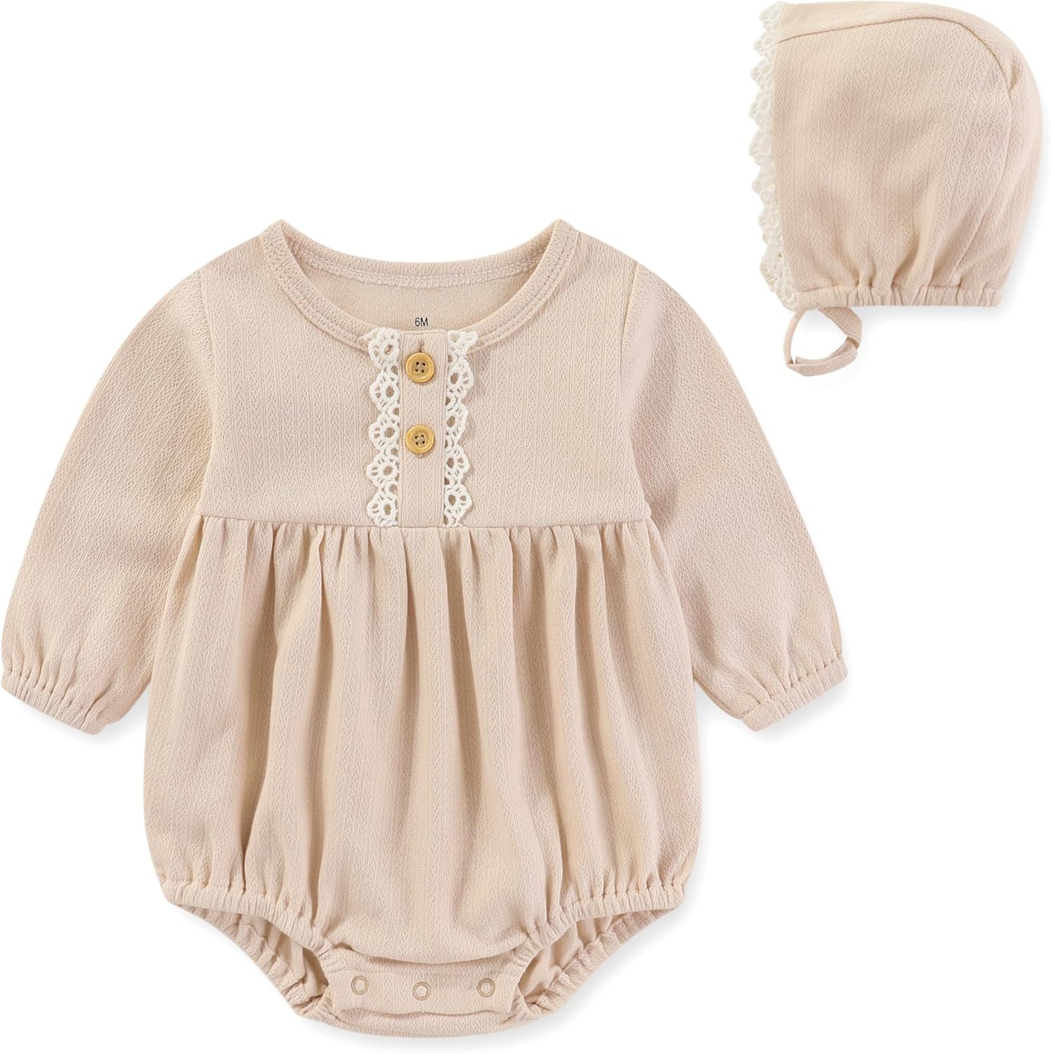 Kiddiezoom Baby Girl Cotton Fresh floral fragments Bubble Romper Cute straps and headscarves