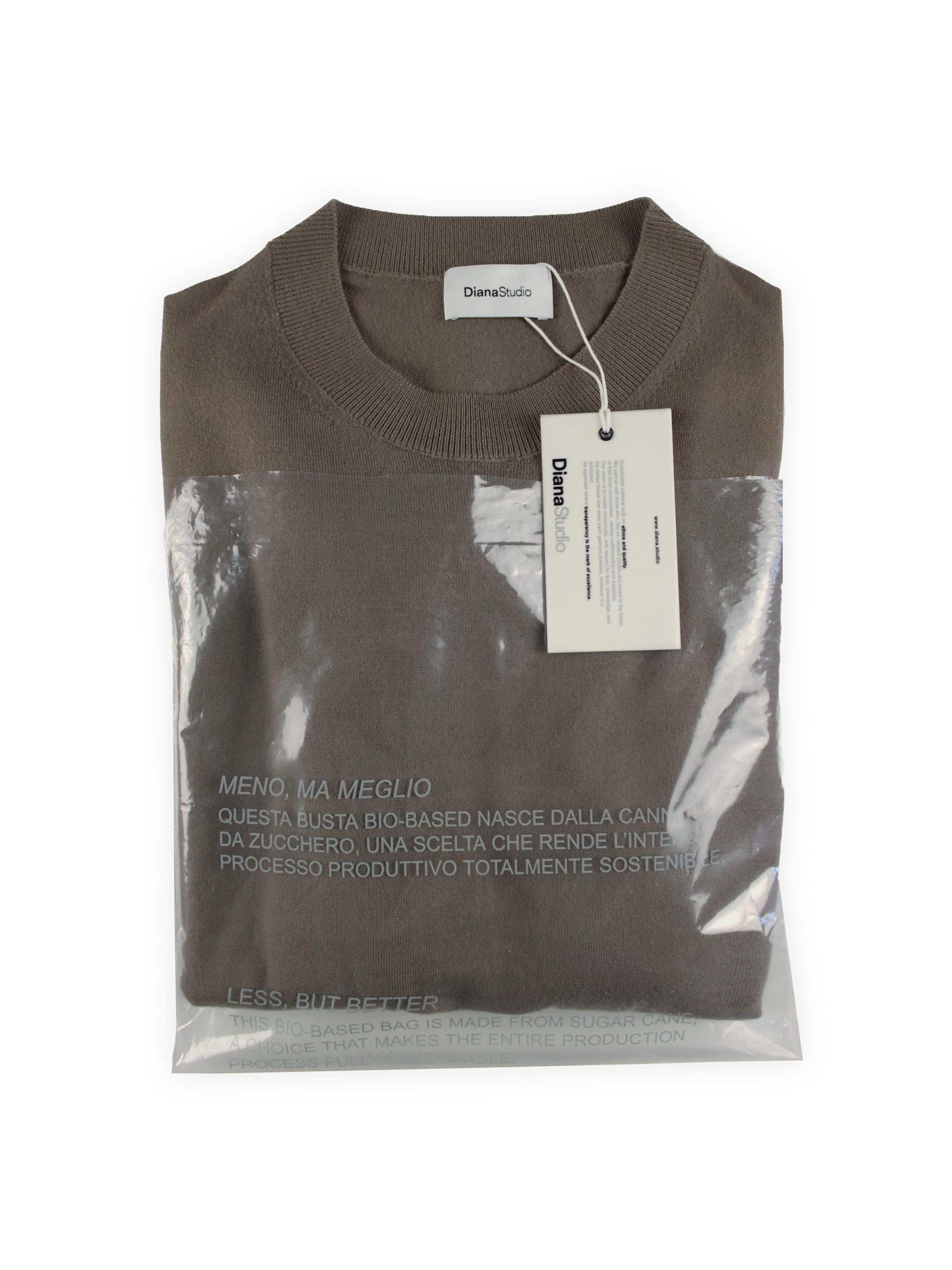 Diana Studio Herren Rundhalspullover aus Cashmere und Merinowolle Pullover Sweater