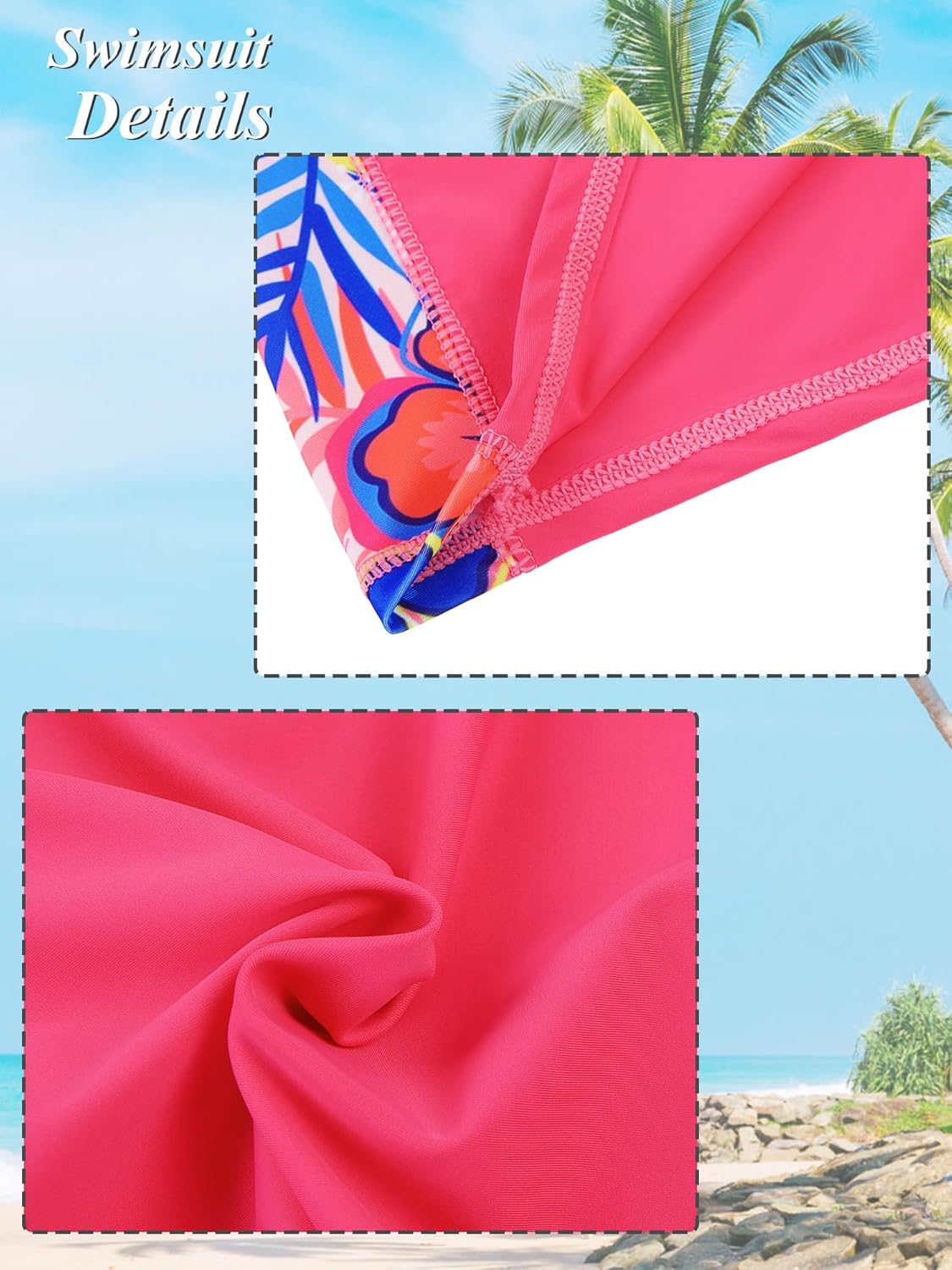 BAOHULU Girls Rash Guard Swimsuit 2 Pieces Long Sleeve Bathing Suit UPF 50+ Quick Dry Beach Swimwear Size 3-14 Years - Image 5