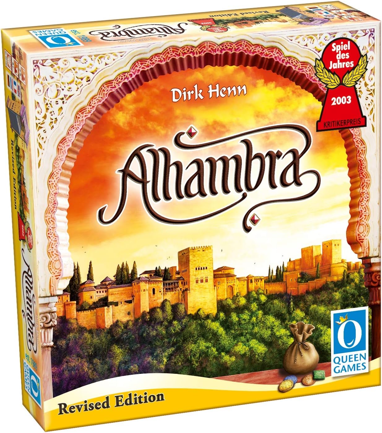 Queen Games Alhambra Revised Edition Strategy Board Game 2-4 Players