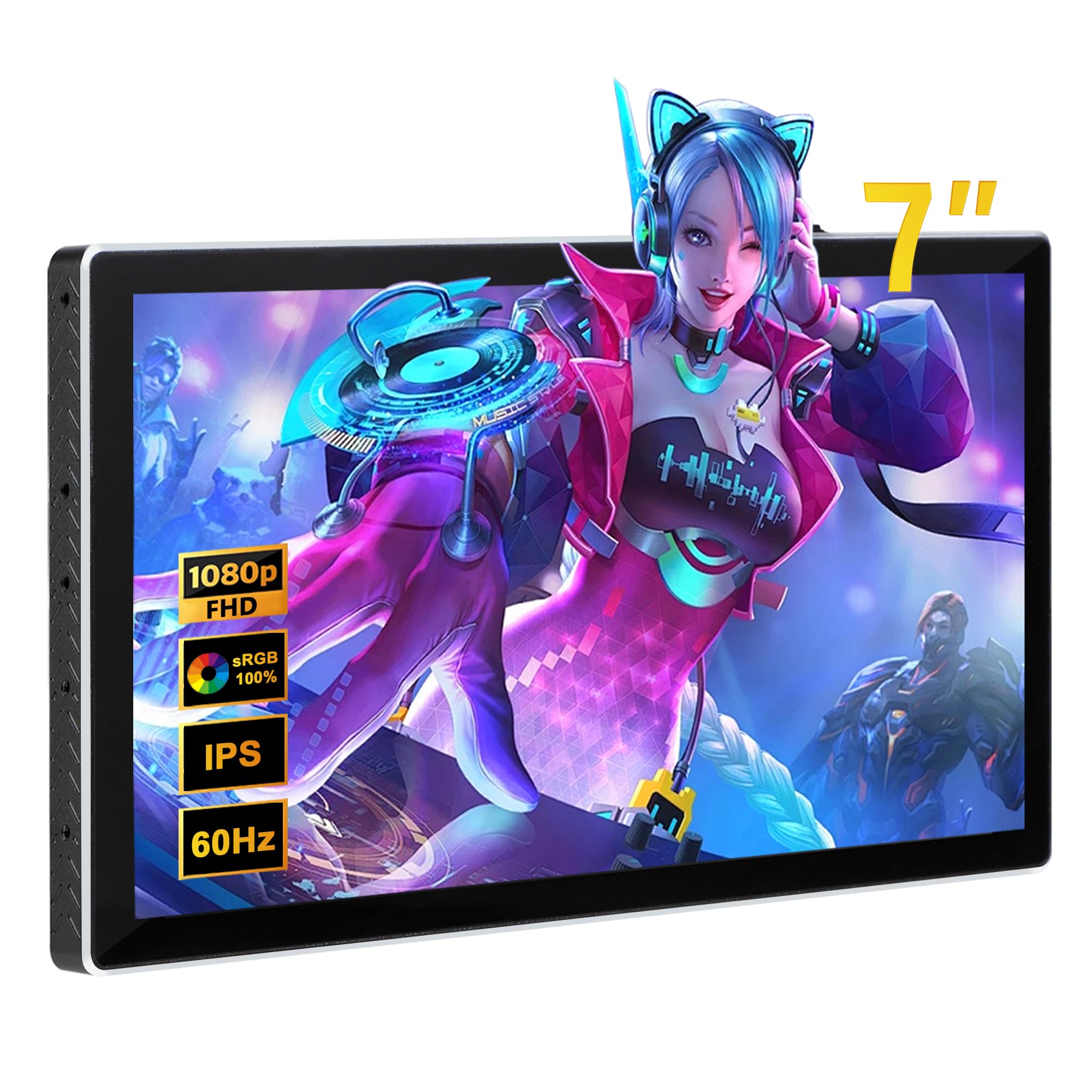 Wisecoco 7インチポータブルモニター 1920x1080 Amazon.com: wisecoco 7 inch Portable Monitor Touchscreen IPS