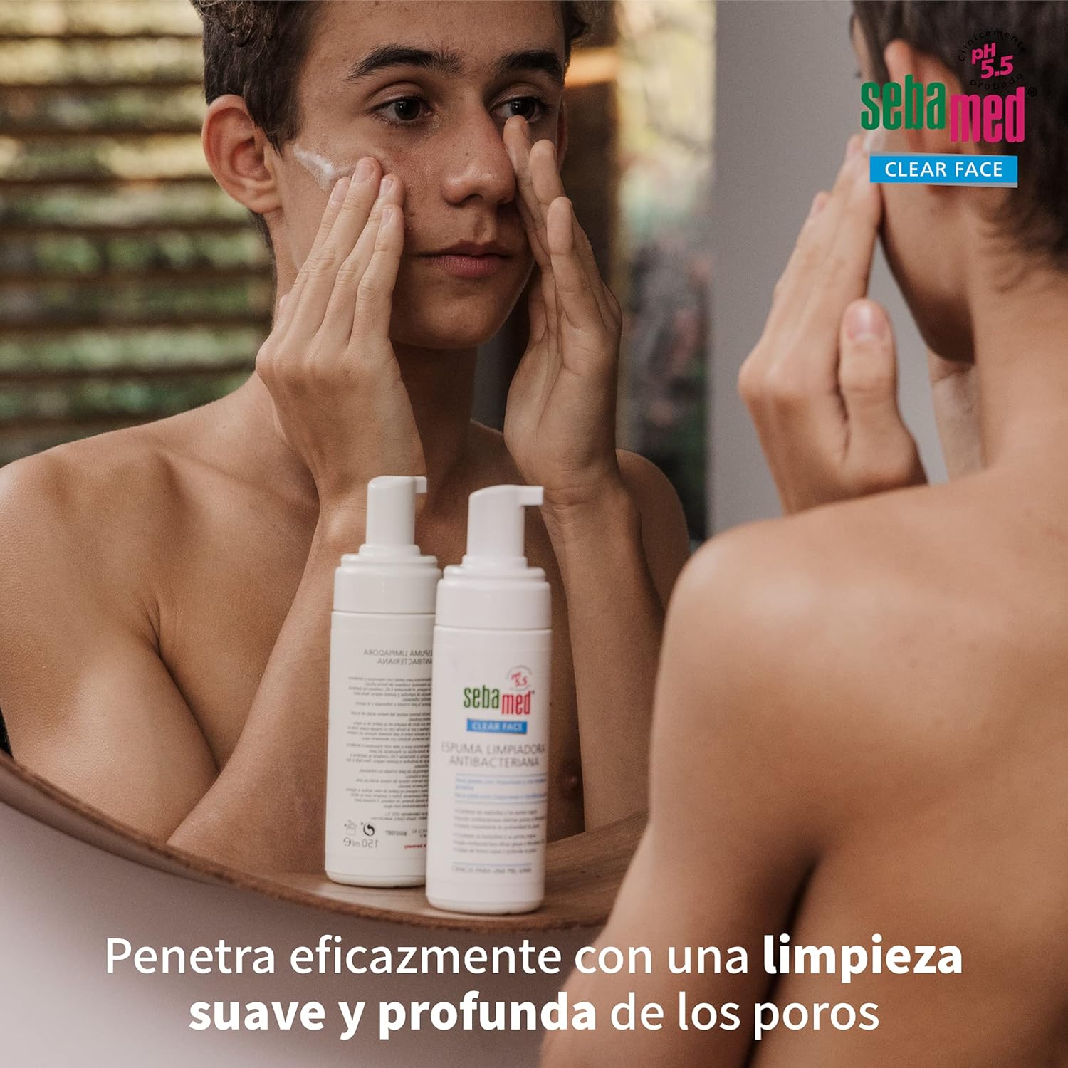 Sebamed Clear Face Espuma Limpiadora Antibacteriana 150Ml