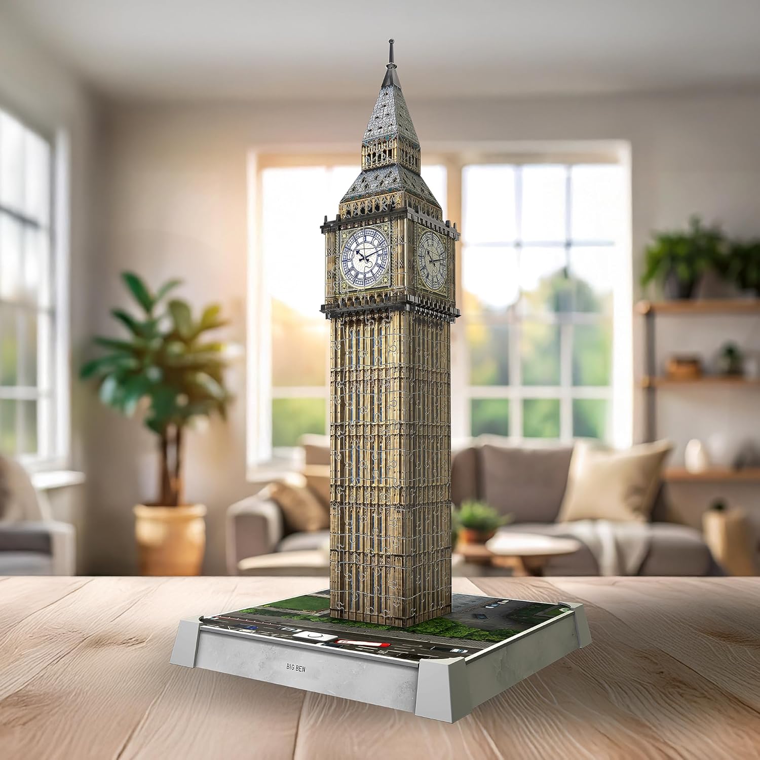 Ravensburger Iconics: Big Ben 3D Puzzle with Light for Kids 8+