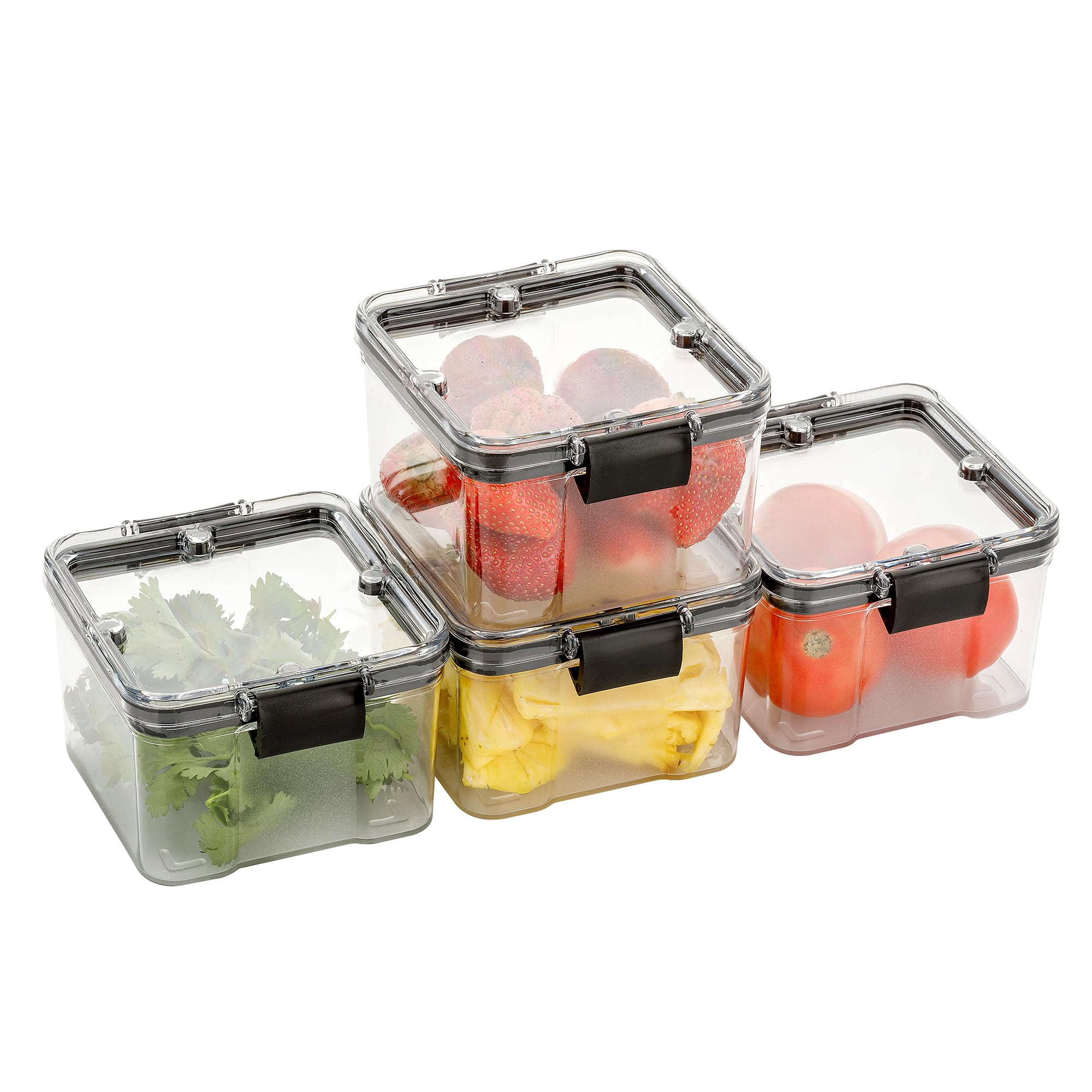 House of KD 400ml Air-Tight Containers Set | Kitchen Containers Set | Kitchen Organizer | Kitchen Accessories Items | Fridge storage boxes | Kitchen Dabba Set | nuts box storage (Black Set of 9) (B0D8B9D1GP) Amazon Price History, Amazon Price Tracker