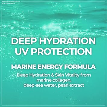 JMsolution Korean Sunscreen SPF50+ PA++++ for Face | Hydrating Glow Sunscreen | No White Cast, Lightweight, Non-Greasy | Marine Pearl UV Cream(1.69 fl.oz)