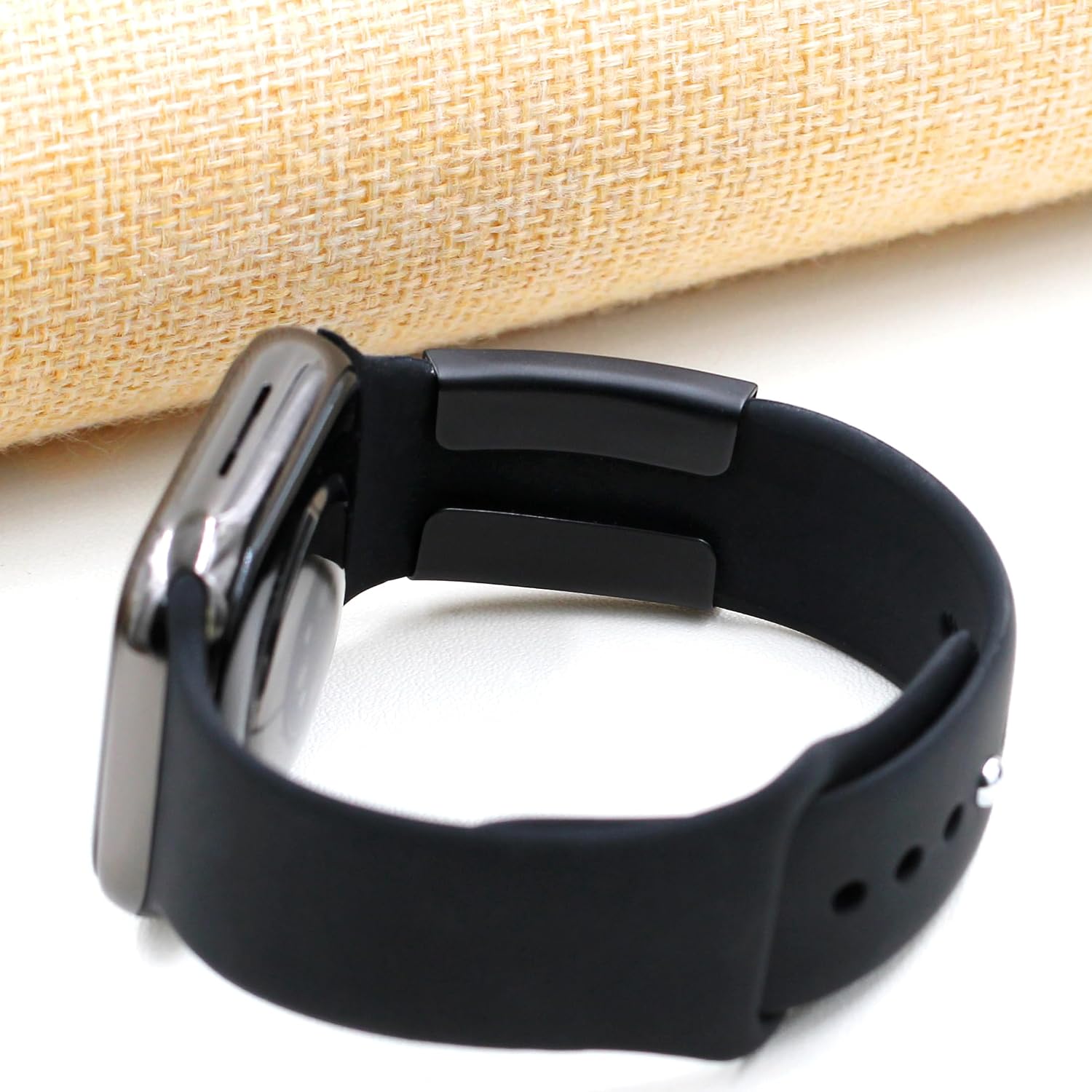 Black Engraved Type 1 Diabetes Medical Alert Tag | Personalized ID Tag for Smartwatch Bands | Sport Watch Band Medical Identification for Men Women YA4313 image 5