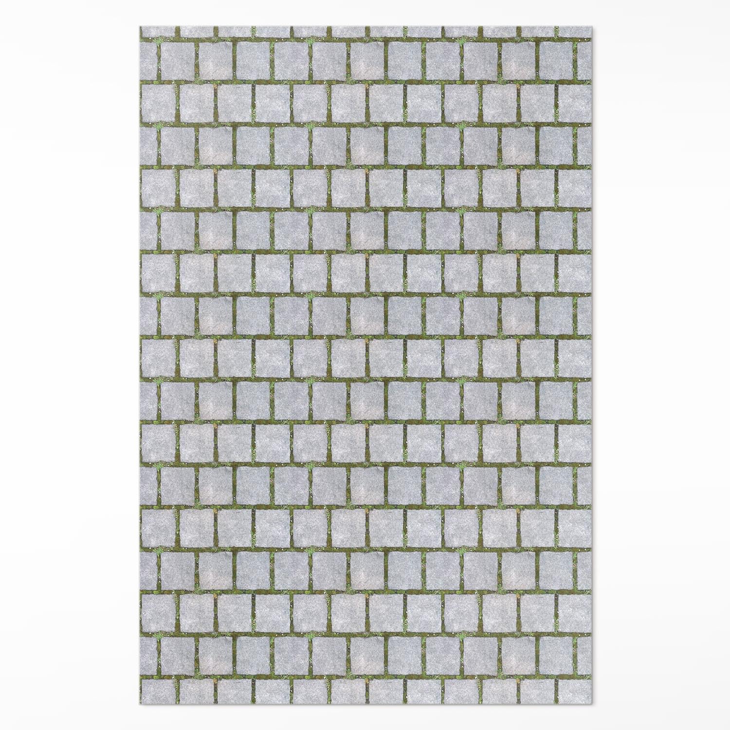 Tapis deco PVC pour salon et cuisine ambiance chaleureuse chemin de pierre