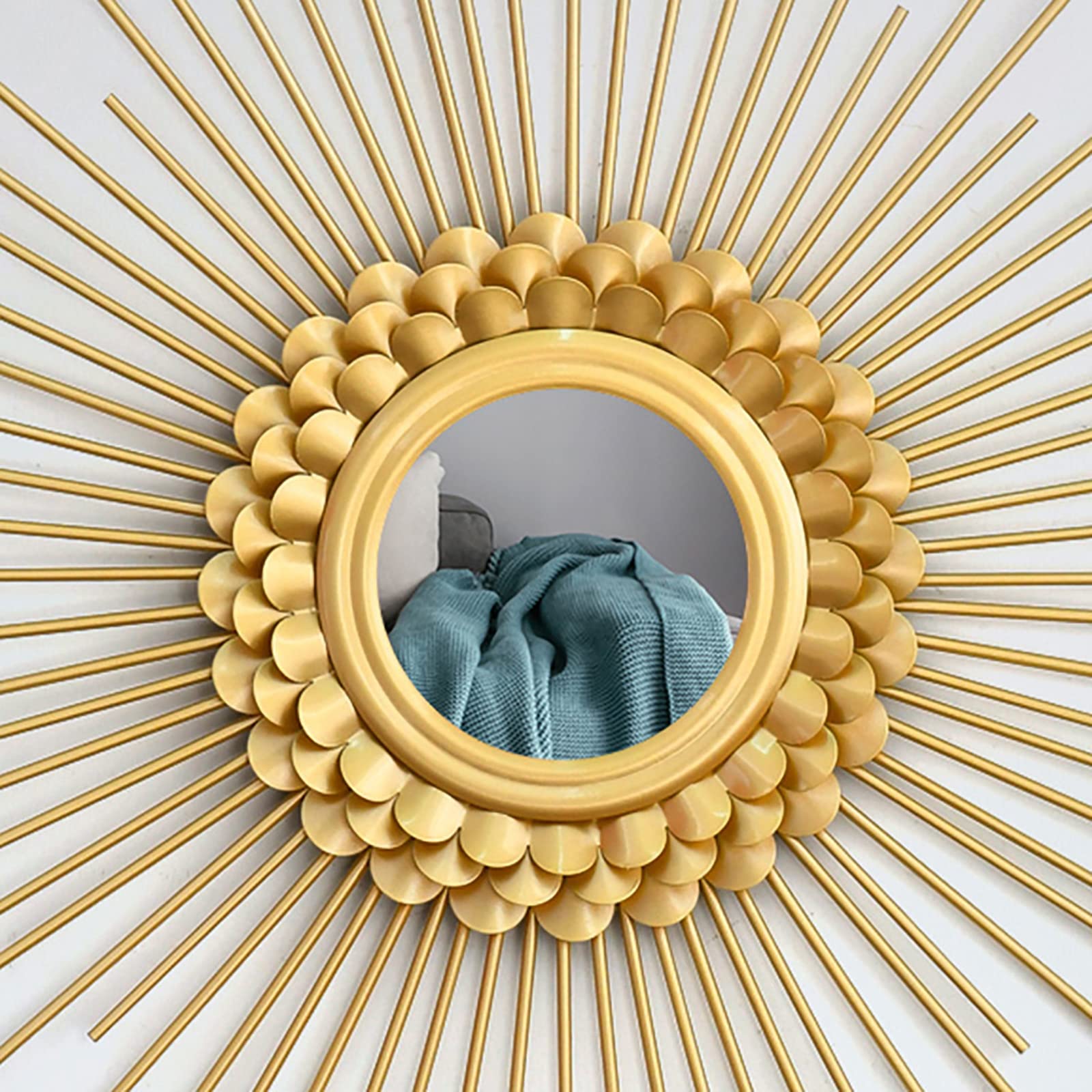 ギリシャ風装飾の円形ミラー ギリシャ風装飾の円形ミラー