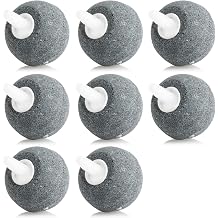 8 Pcs Air Stones for Fish Tanks, Pond Air Stones, Airstones for Aquariums, Aquarium Air Stone Easy to Sink, Pond Aerator Stone, Air Stones for Pond for Air Pumps Fish Tanks Small Buckets and Ponds