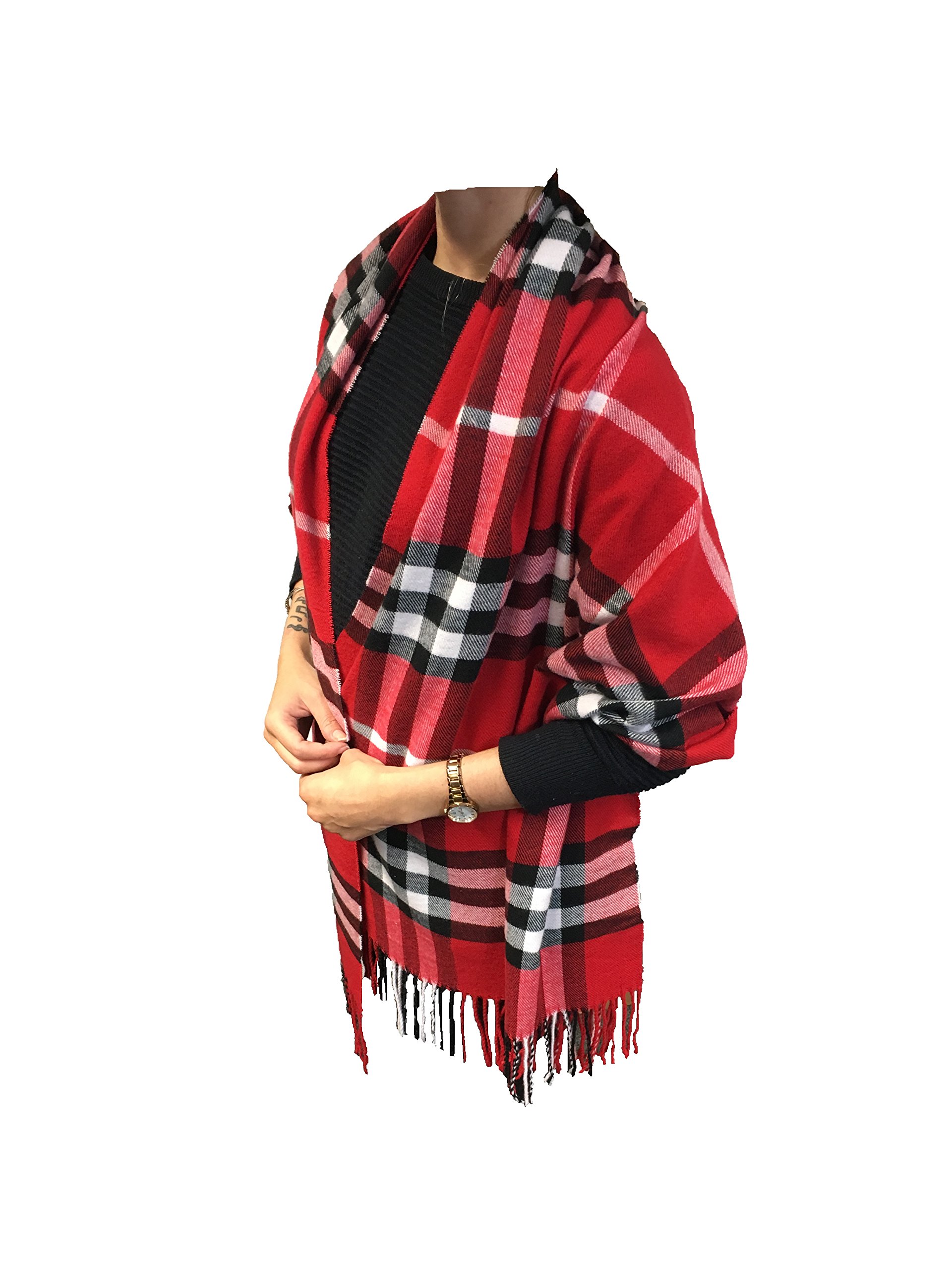 Pashmina Wrap Shawl Stole Ladies Scarves Tassel Finishing Maze Floral Patterned Printed Scarf