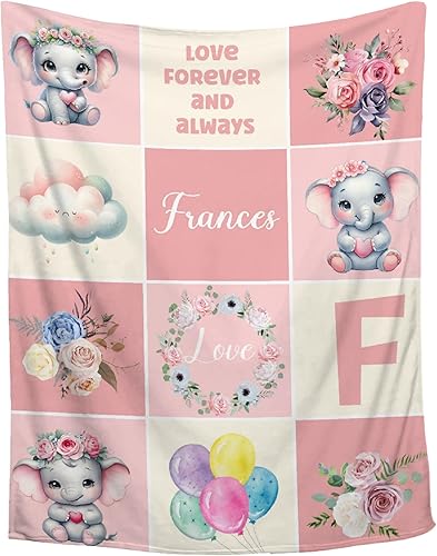 Miniatura 10 de Buyyet Manta de bebé personalizada con estampado de vaca, manta personalizada para niños y niñas con nombre, manta de cumpleaños para recién nacido,