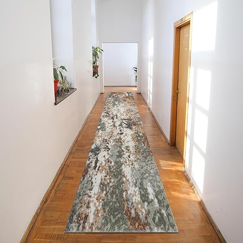 Miniatura 60 de Keen Home Design Alfombras de área - 9x12 sin desprendimiento, alfombras abstractas para cocina, sala de estar, dormitorio, comedor, entrada -