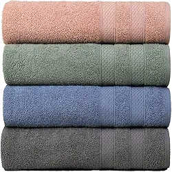 Kit 4 Toalhas de Rosto Fio Penteado Extra Macia - Comfort (KIT 1)