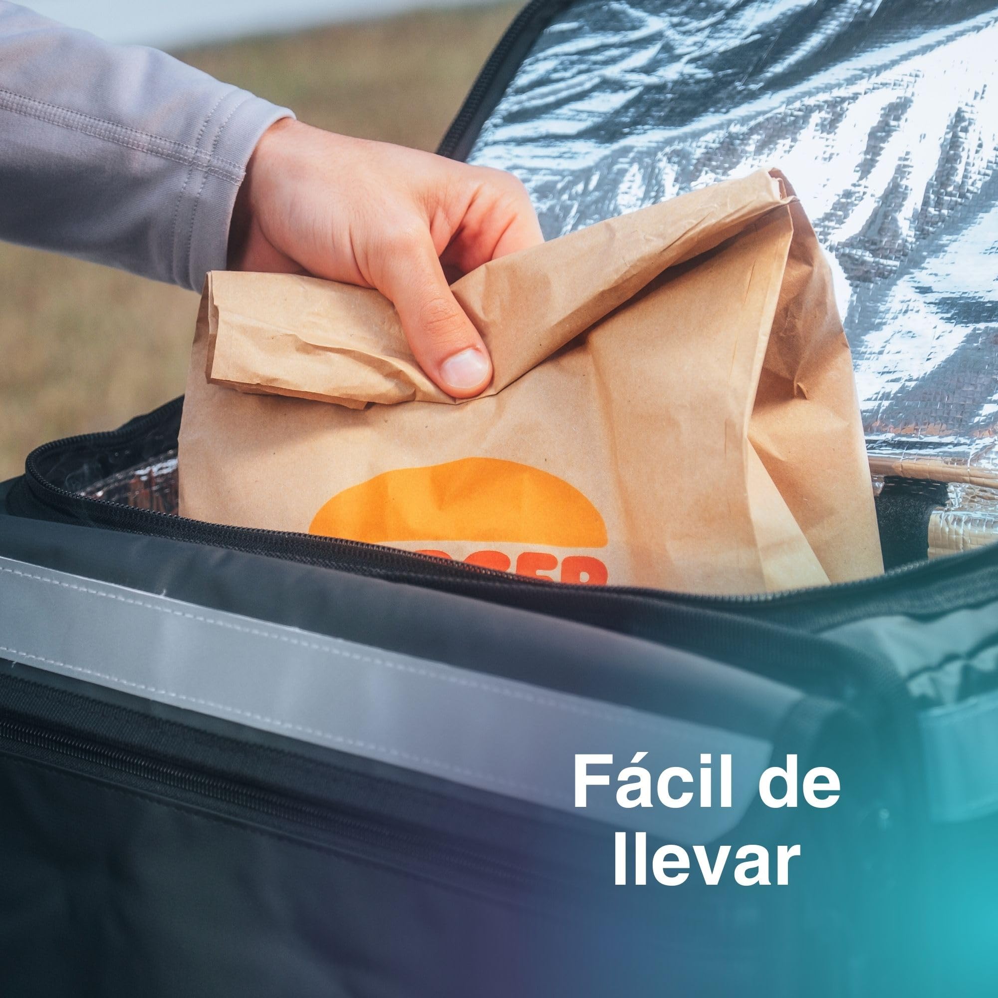 Bolsa de Reparto Isotérmica 89L • Mochila Térmica Extensible Gran Capacidad • 100% Impermeable Tarpaulin 500D • Bandas Reflectantes • Plegable y Ergonómica para Entregas, Negro