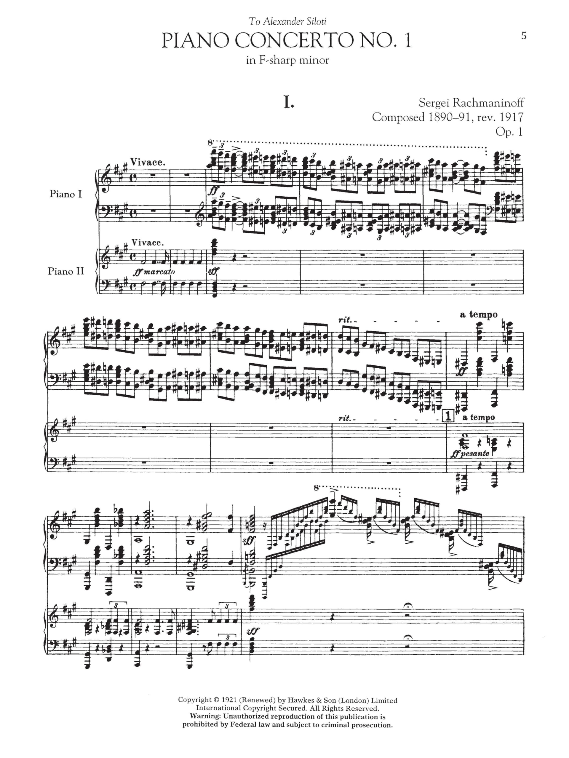 Sergei Rachmaninov - 3 Concerti per Pianoforte Nos 1 2 e 3 per Due Pianoforti a Quattro Mani | Raccolta di Concerti per Duo Pianistico | Repertorio ... Studio ed Esecuzione: Two Pianos, Four Hands