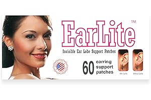 Invisible Earring Earring Support Patches in ZipLock Pouch - Lobe Wonder