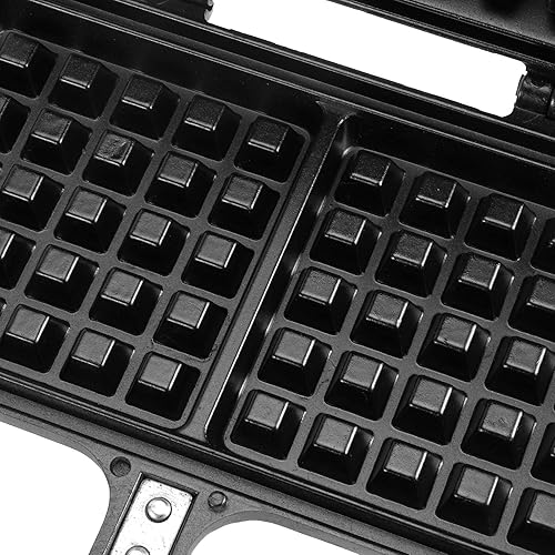 Miniatura 6 de Molde para hornear gofres, máquina de sándwich de gofres de doble cara, molde de galletas de doble cara antiadherente, utensilios para hornear,