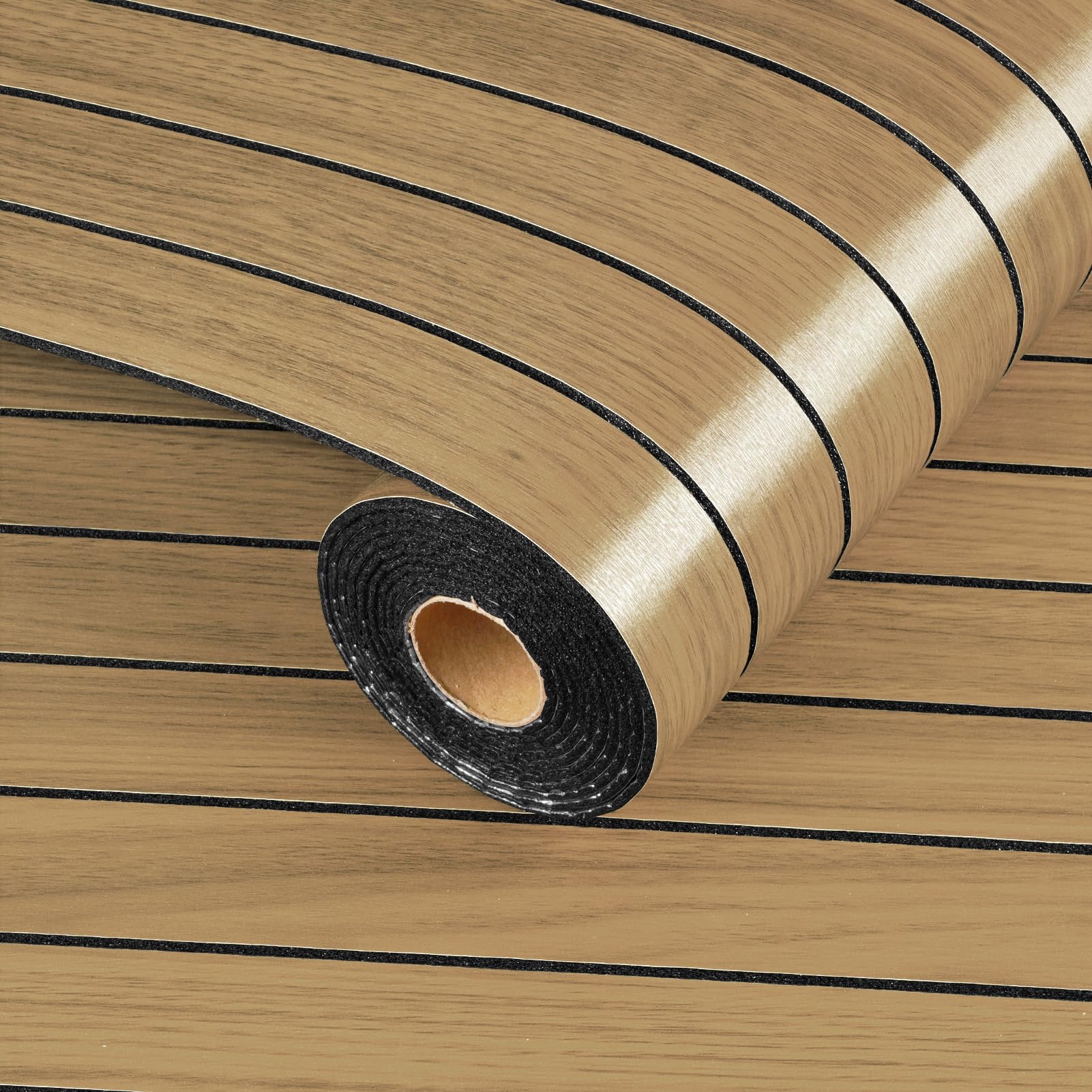 Panel de pared de madera 3D para despegar y pegar, paneles de