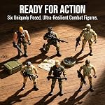 Toy Soldiers Army Men Army Toys Action Figures Playset for Boys Girls Child Children Unit Forces Combat Plaything,6pack