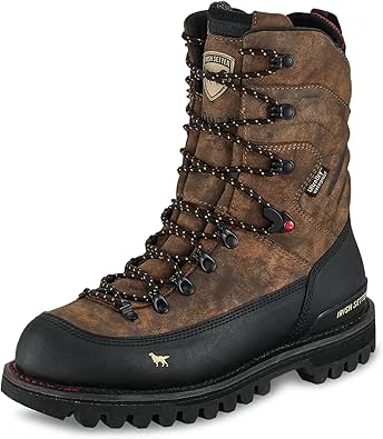 Irish Setter, Elk Tracker Bottes de chasse imperméables isolées pour homme 30,5 cm 600 g, Brun, 8 (ample
