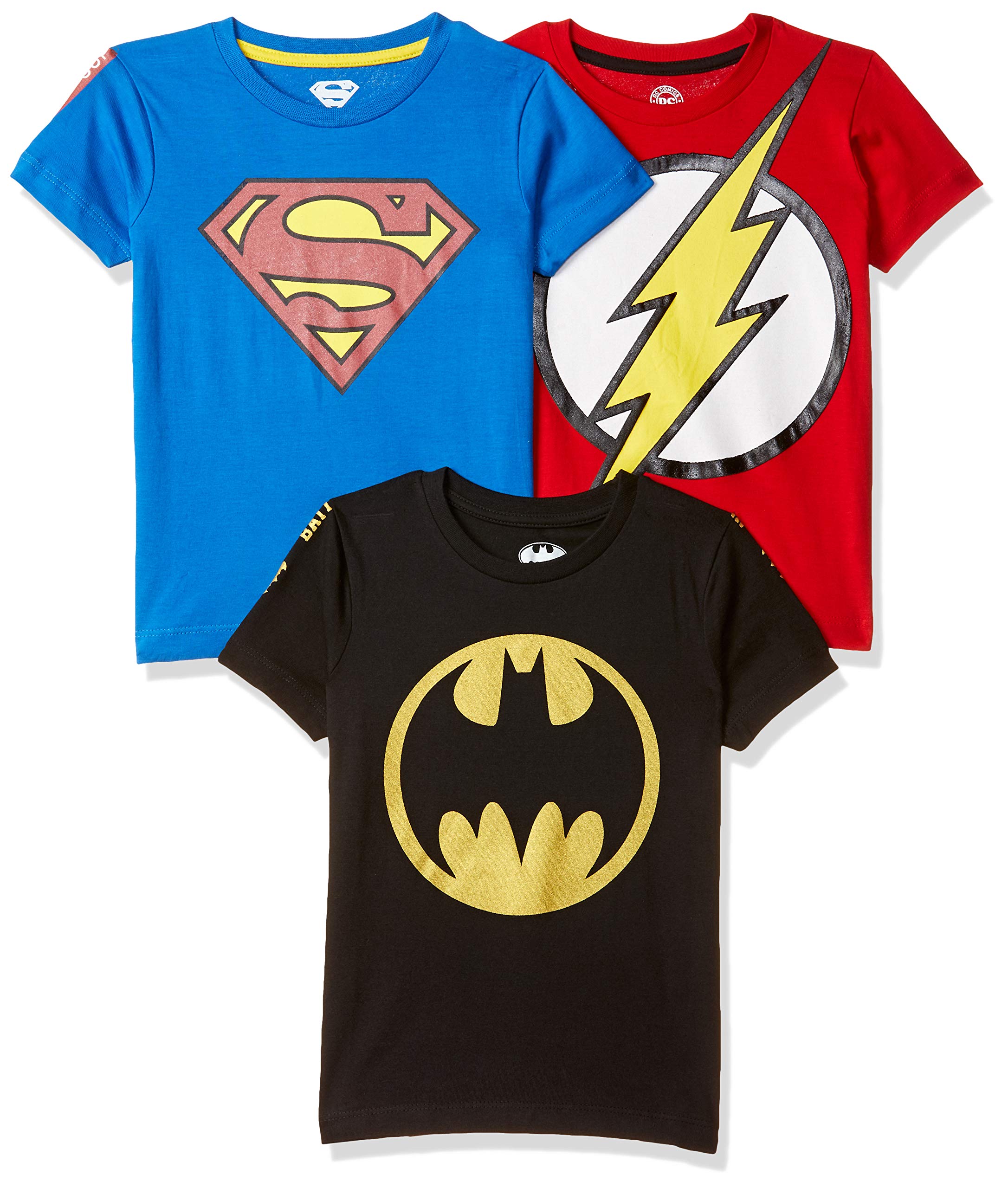 MarvelBy Kidsville Boys printed regular fit Boy T-shirt Pack of 3(WB001_Multicolor 11_5 Years-6 Years)