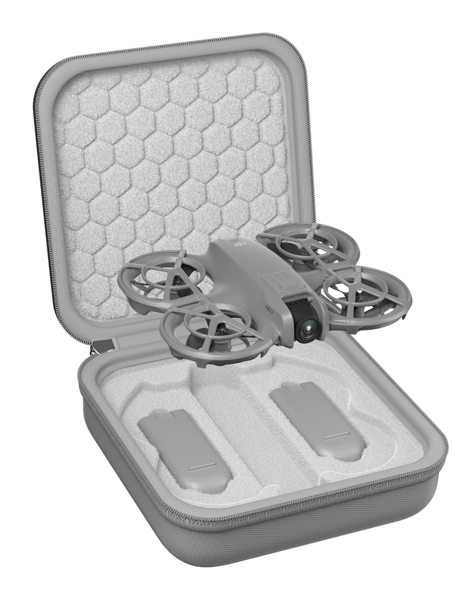 ProCase Etui do DJI Neo 2, przenośne twarde etui podróżne do DJI Neo 2 Drone (tylko etui) - szare
